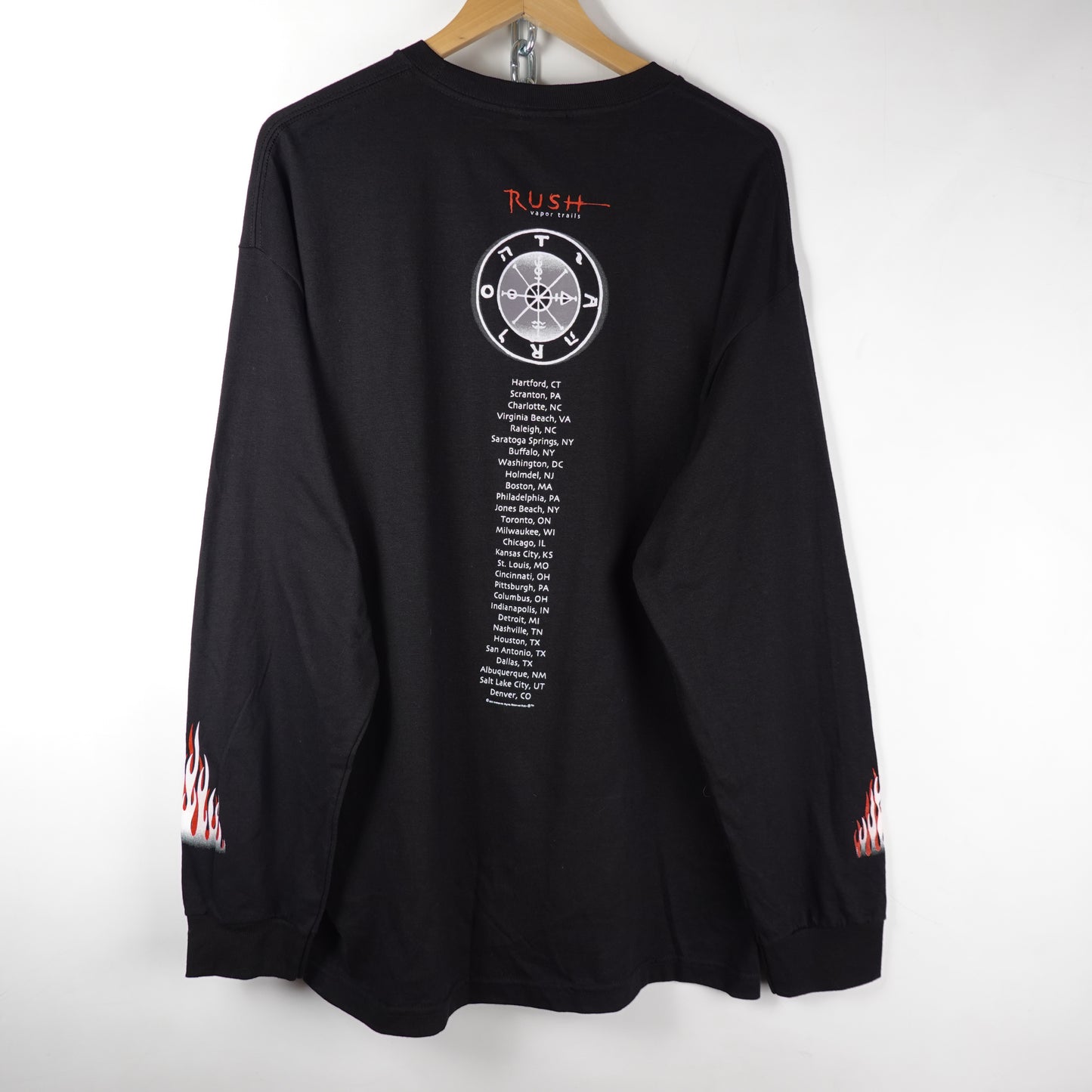 2002 Rush Vapor Trails Tour L/S - Size XL