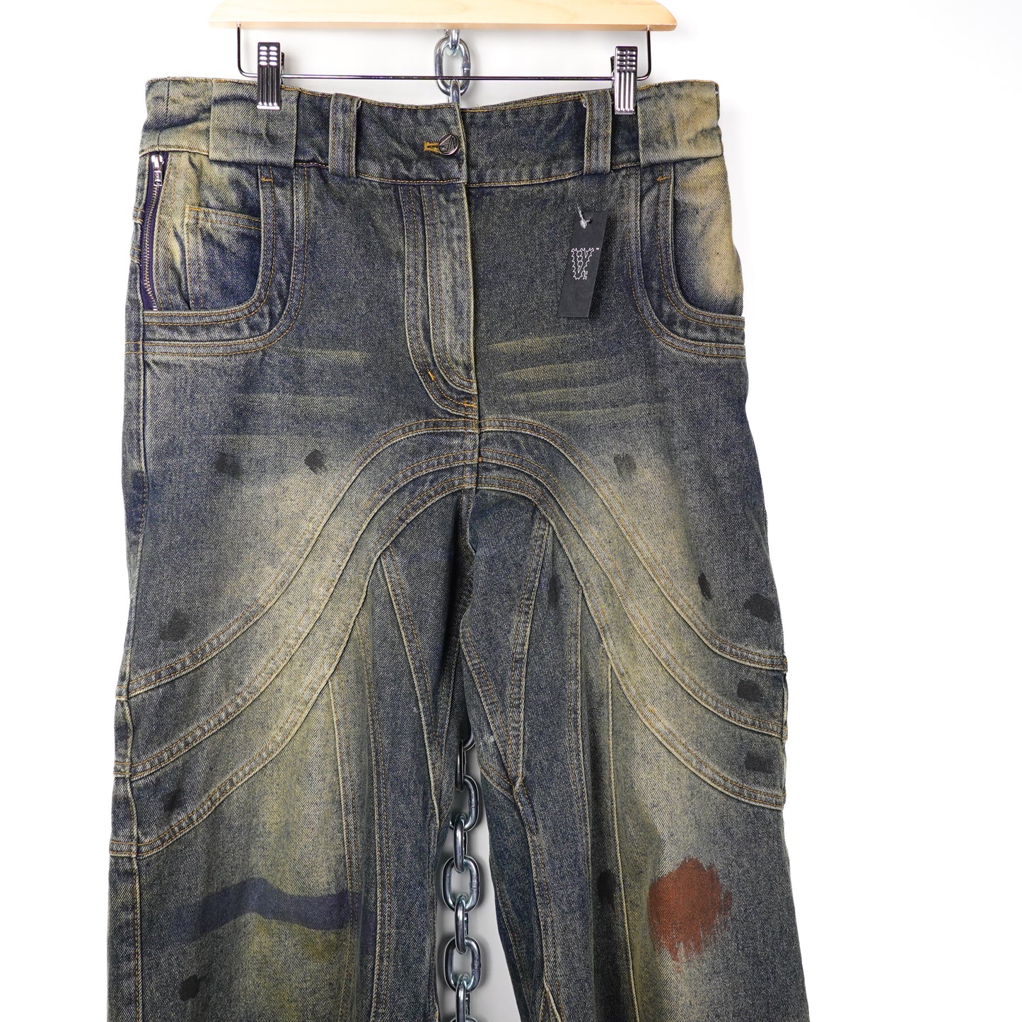 No Faith Studios Wavy Denim - Size 32