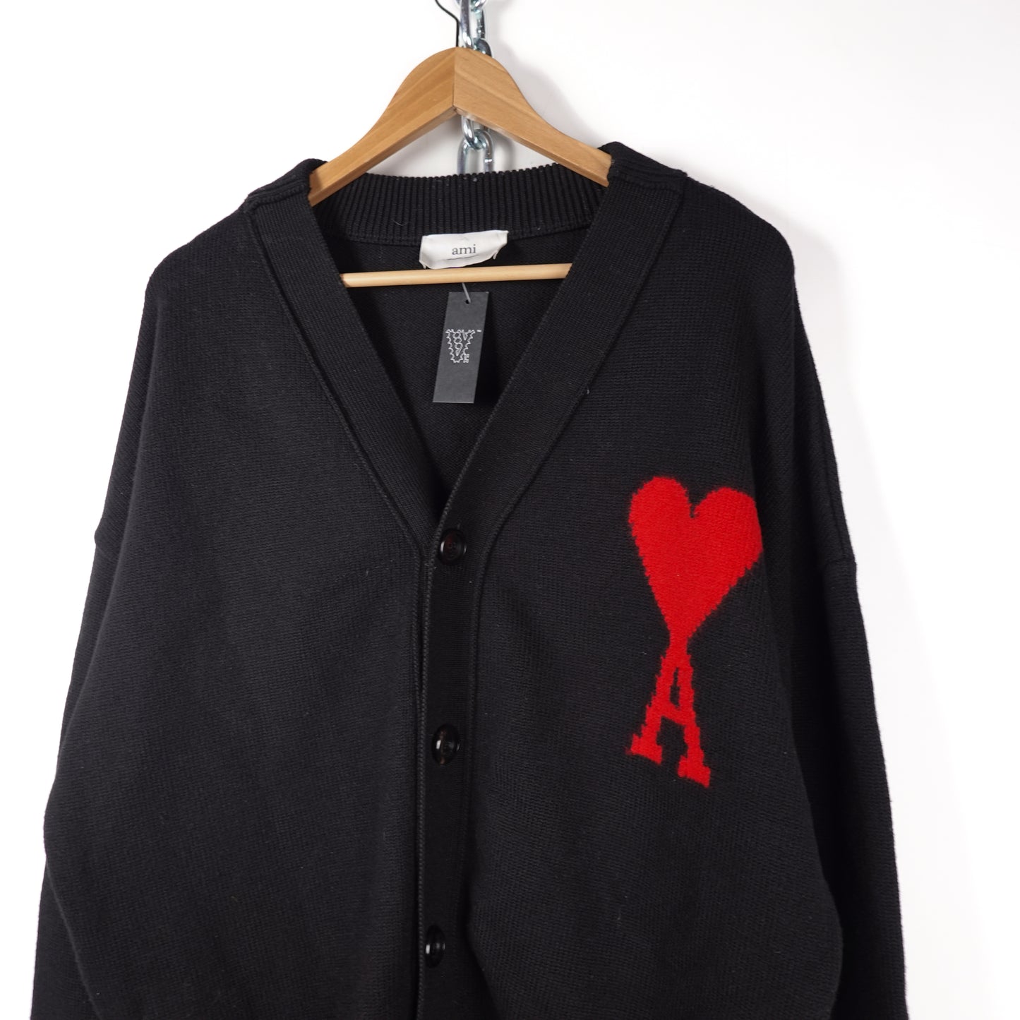 Ami Wool Knit Cardigan - Size L
