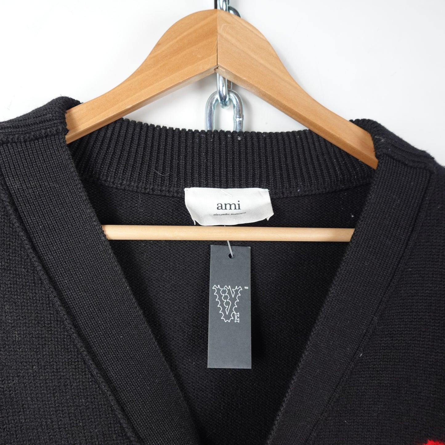 Ami Wool Knit Cardigan - Size L