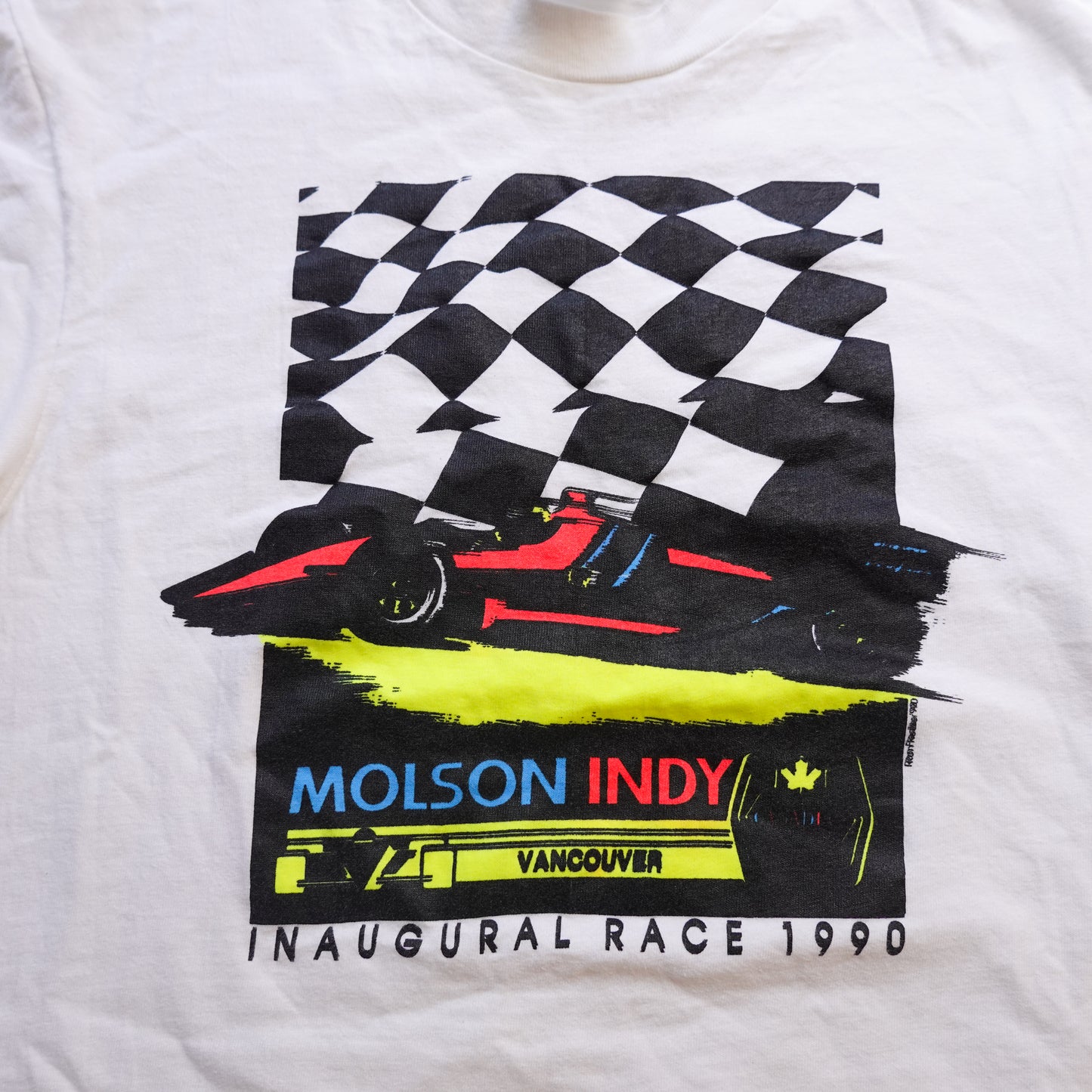 Vintage Molson Indy Vancouver White Tee - Size S