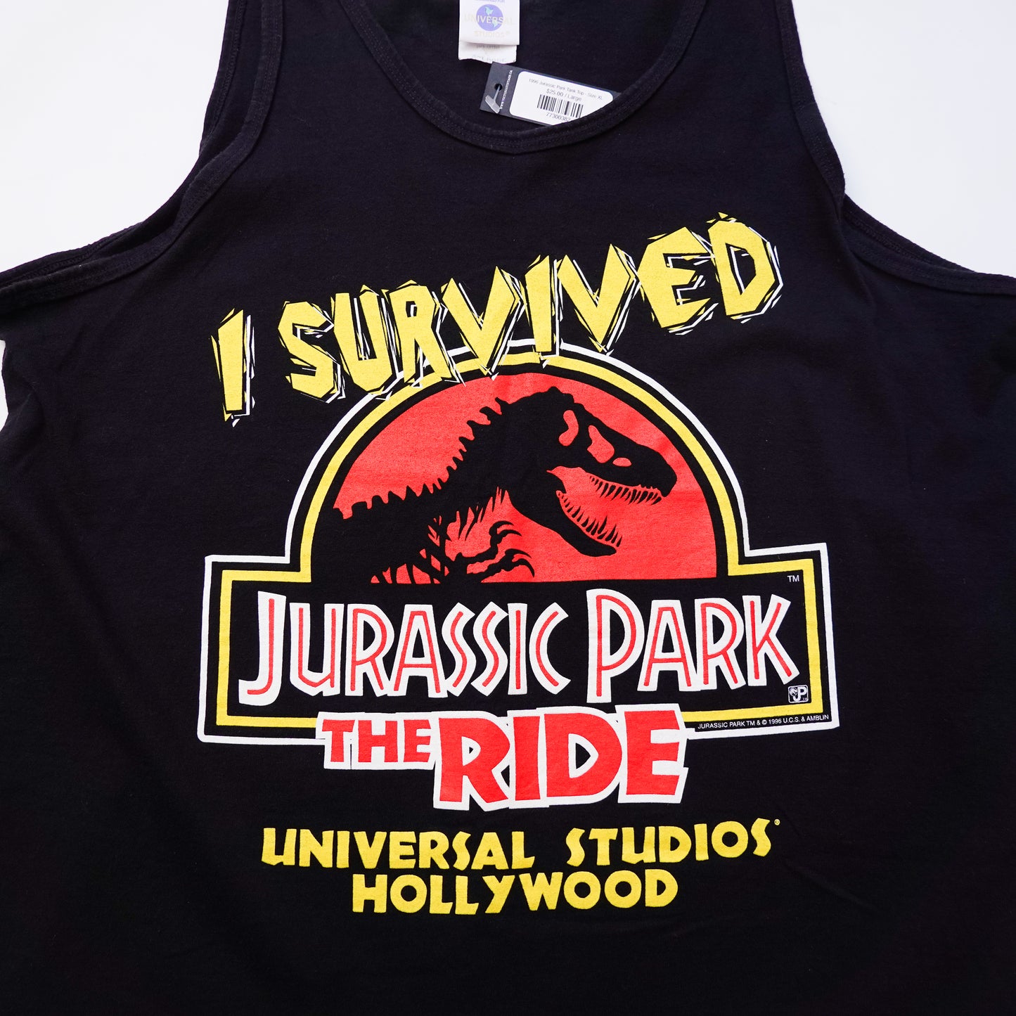 1996 Jurassic Park Tank Top - Size XL