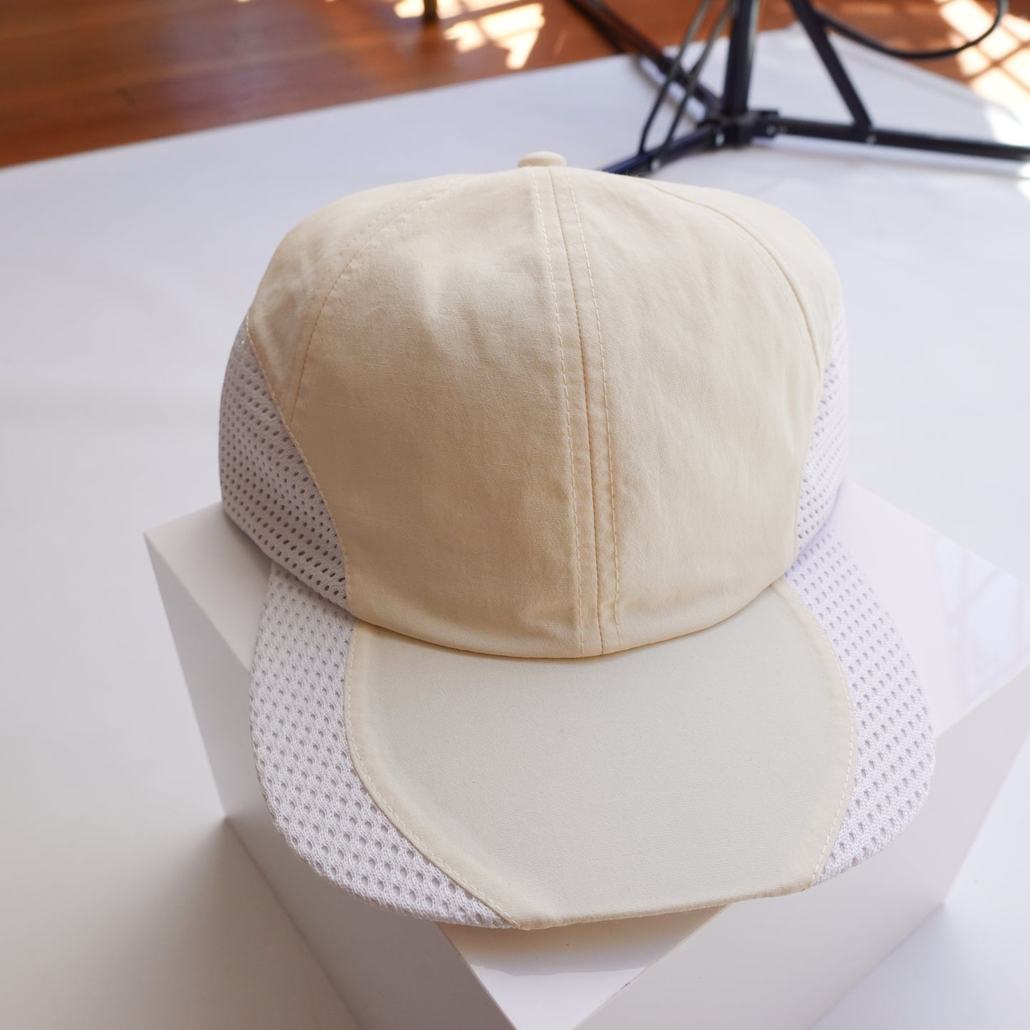 SS25 Supreme Cordura White 6 Pannel Hat