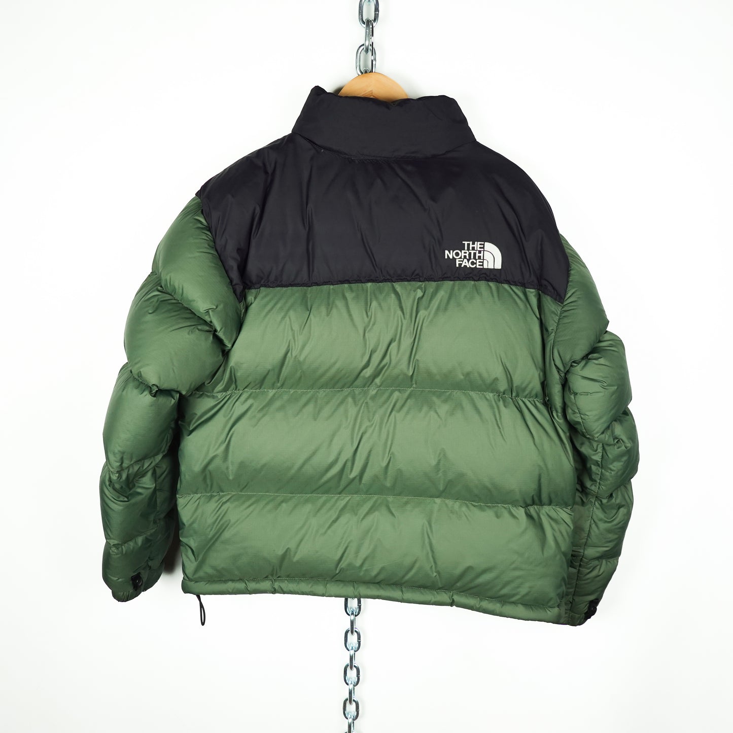 The North Face 700 Green Nuptse - Size L