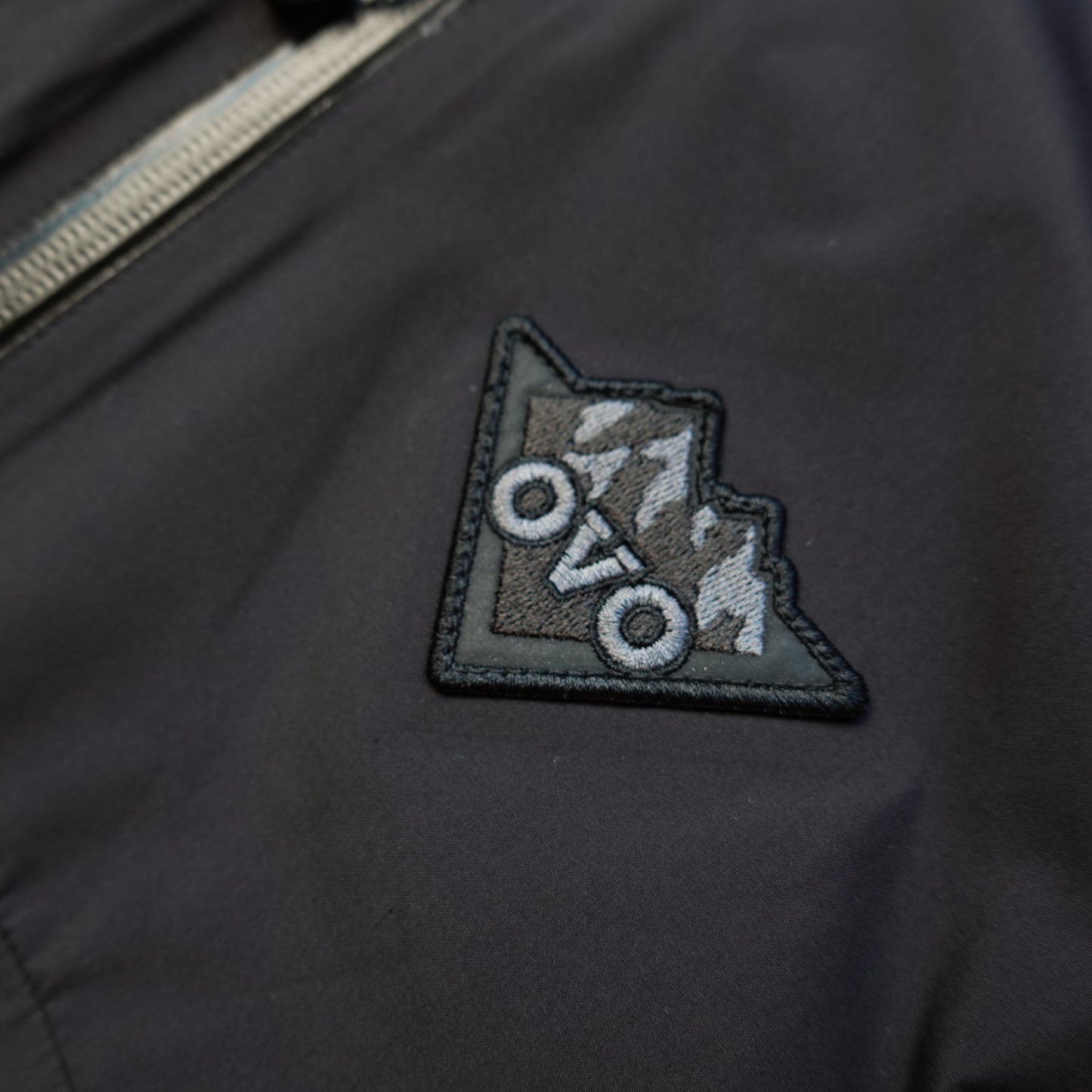OVO Rain Shell Jacket Black - Multiple Sizes