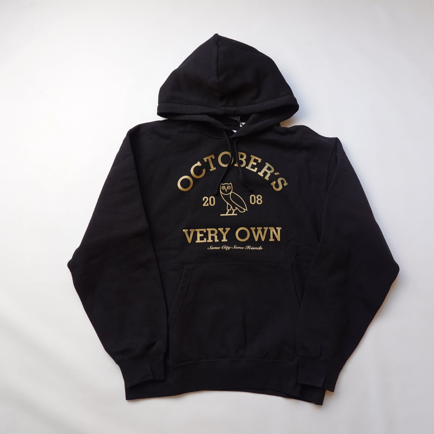 OVO Collegiate Logo Hoodie Black - Size M
