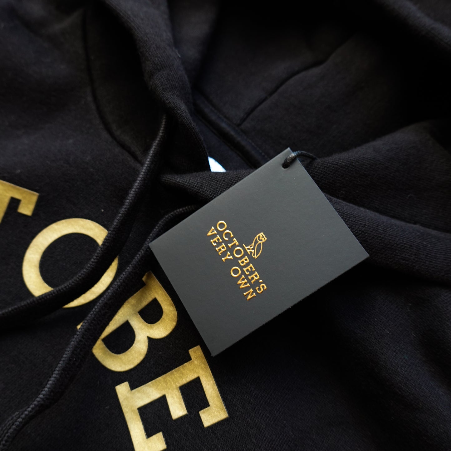 OVO Collegiate Logo Hoodie Black - Size M