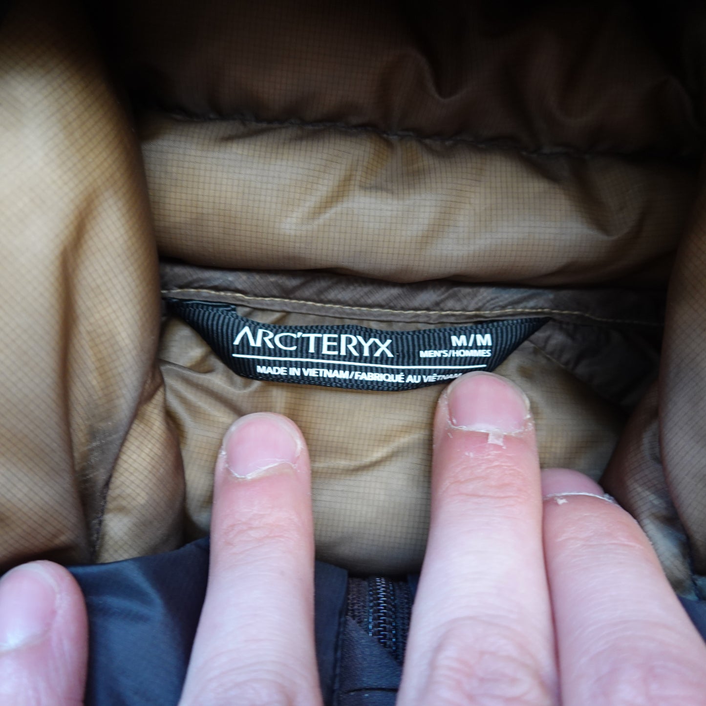 Arc’teryx Cerium Brown Puffer Jacket - Size M