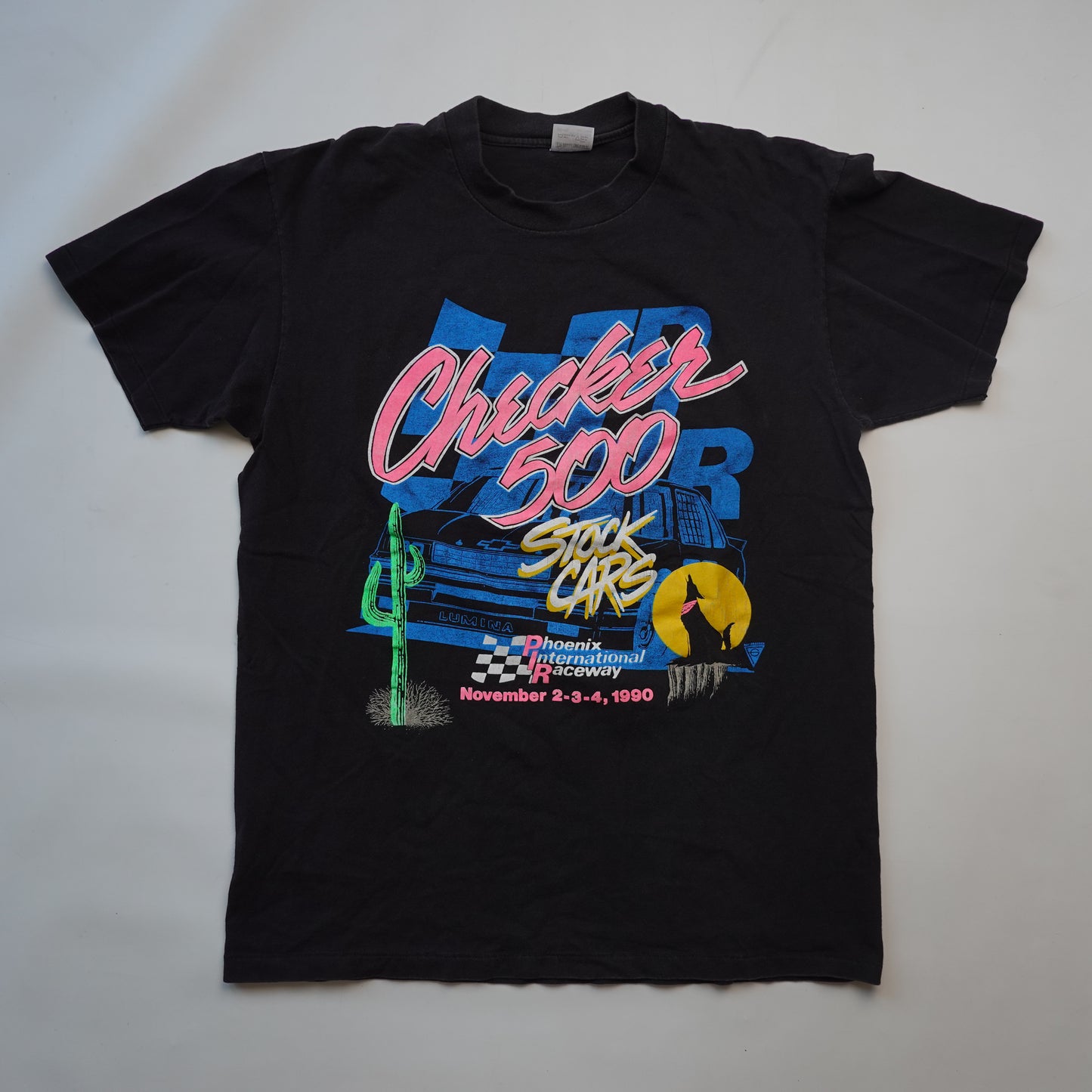 1990 Checker 500 Nascar Tee - Size L