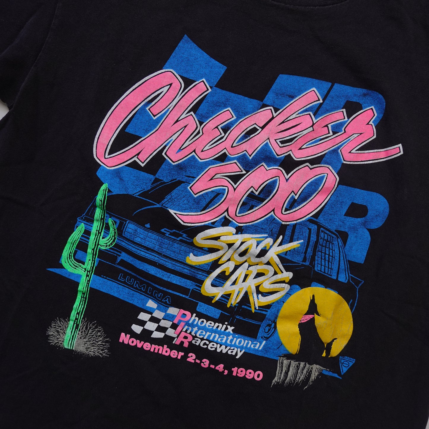 1990 Checker 500 Nascar Tee - Size L