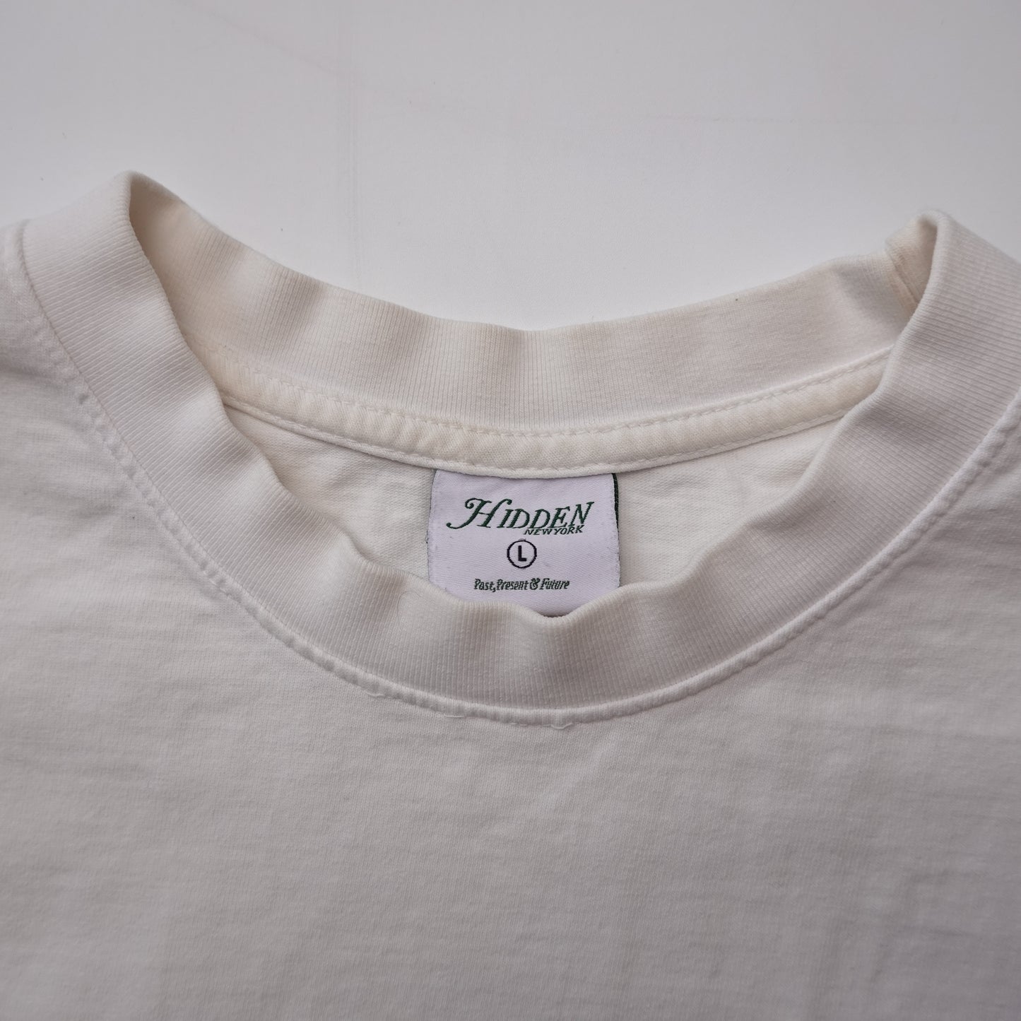 Hidden NY White Tee - Size L