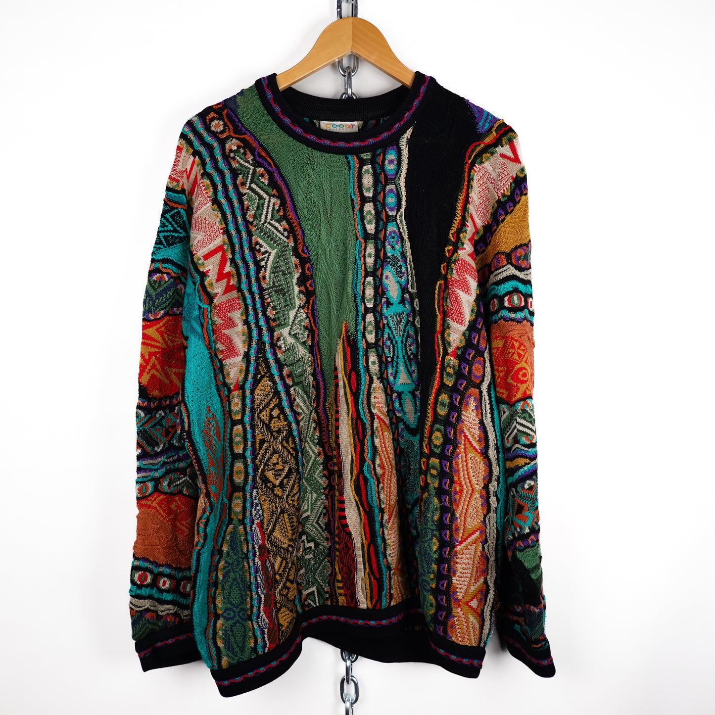 Vintage Coogi 3D Knit Sweater - Size XL
