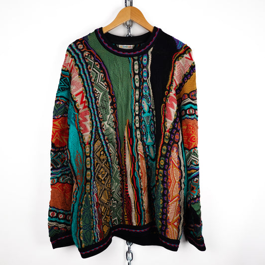 Vintage Coogi 3D Knit Sweater - Size XL