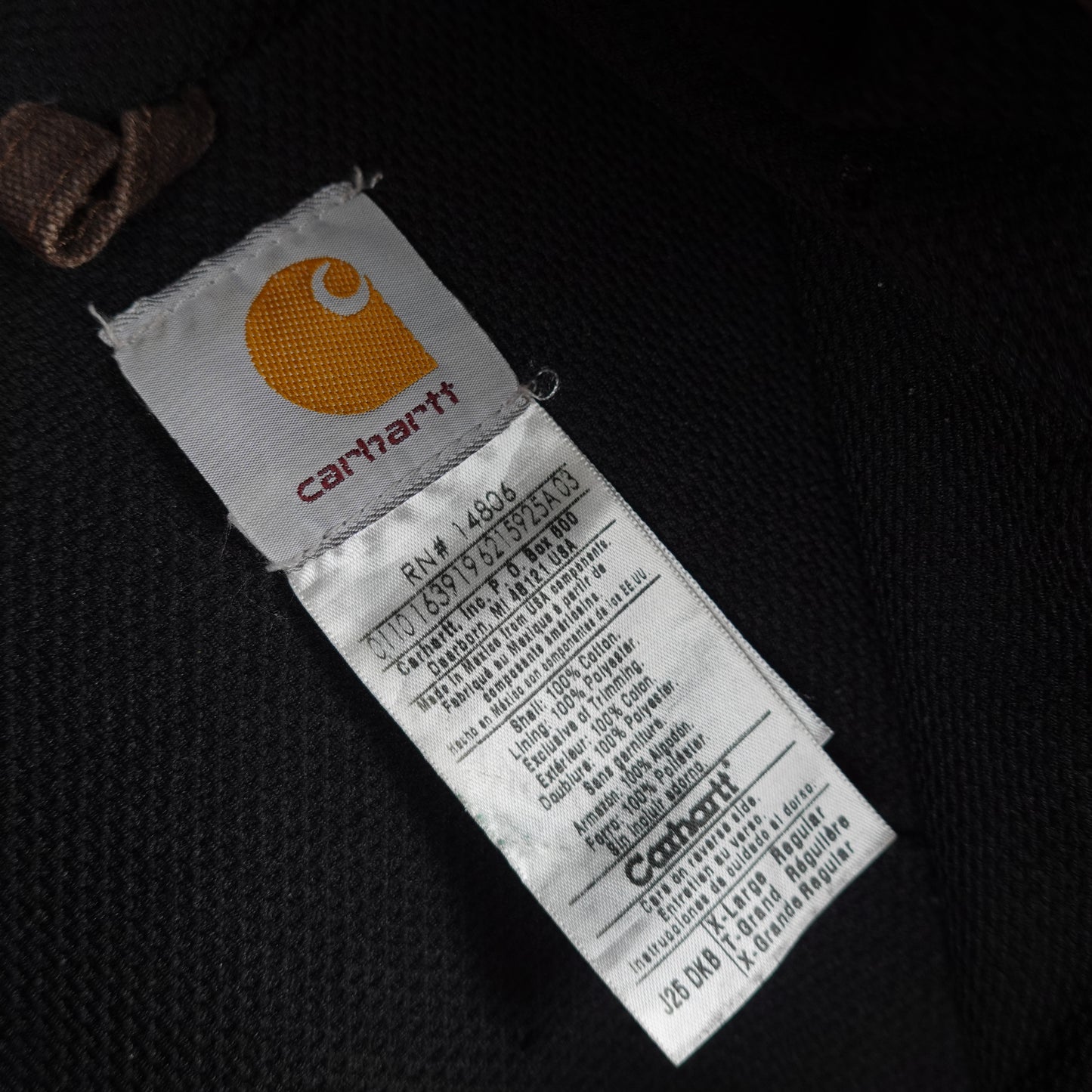 Carhartt Brown Work Jacket - Size XL