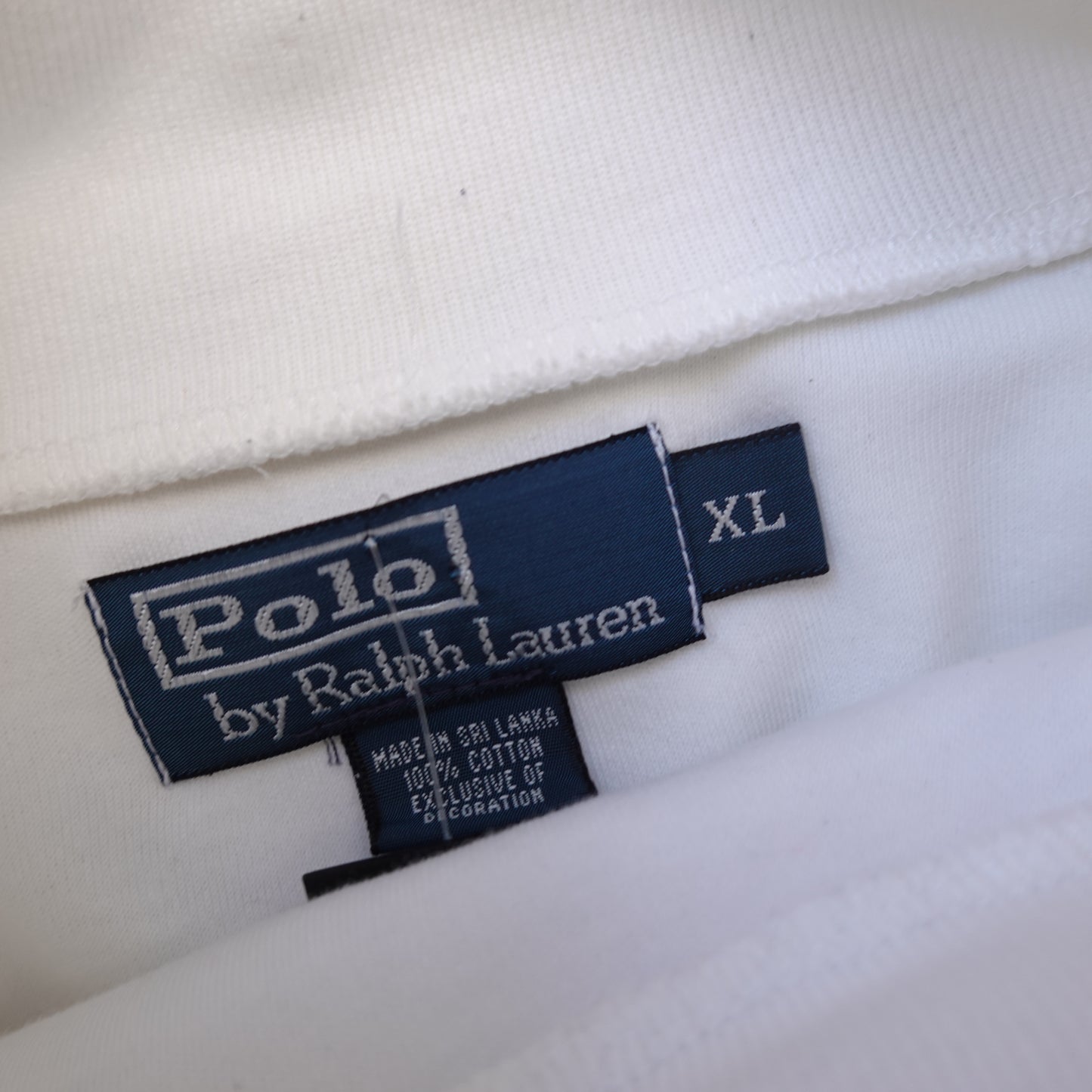Polo RL White Turtleneck - Size XL