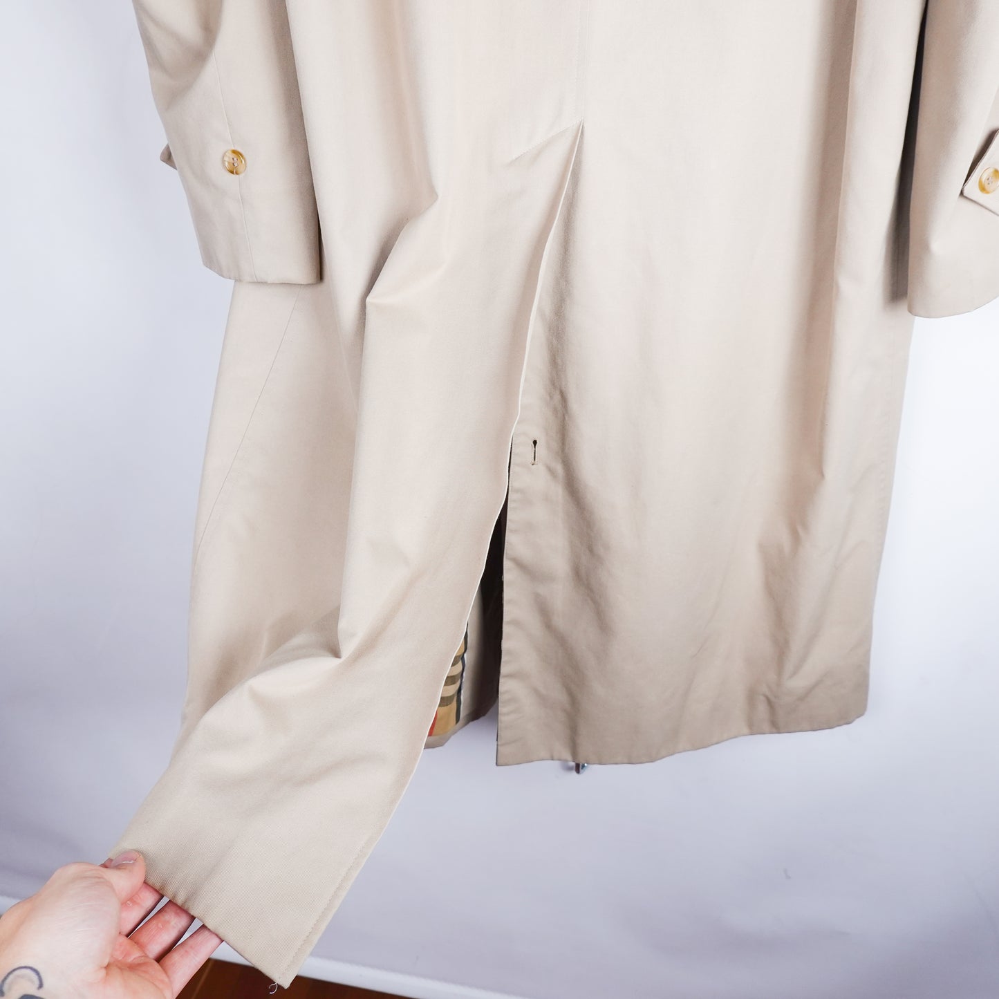 Vintage Burberry Trench Coat - Size L