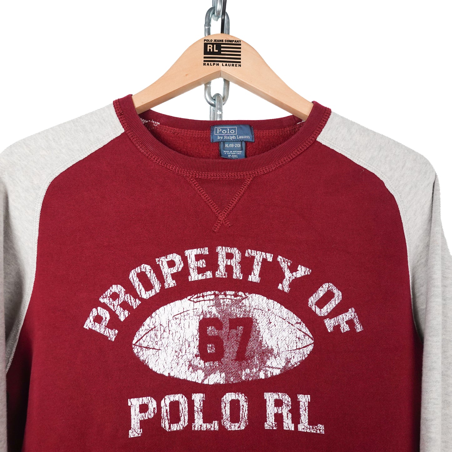 Polo RL Property of Crewneck - Youth XL
