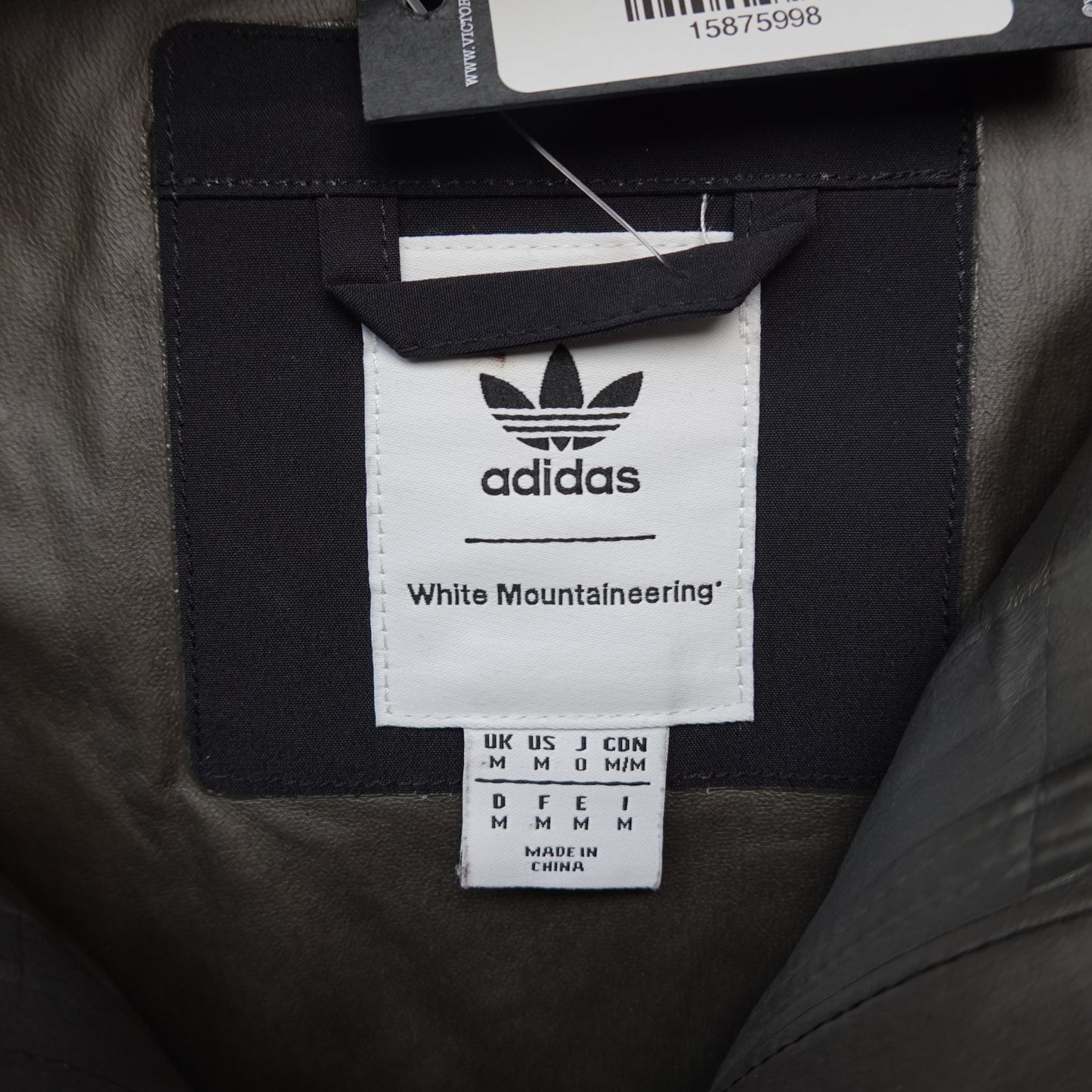 Adidas White Mountaineering Rain Jacket - Size M