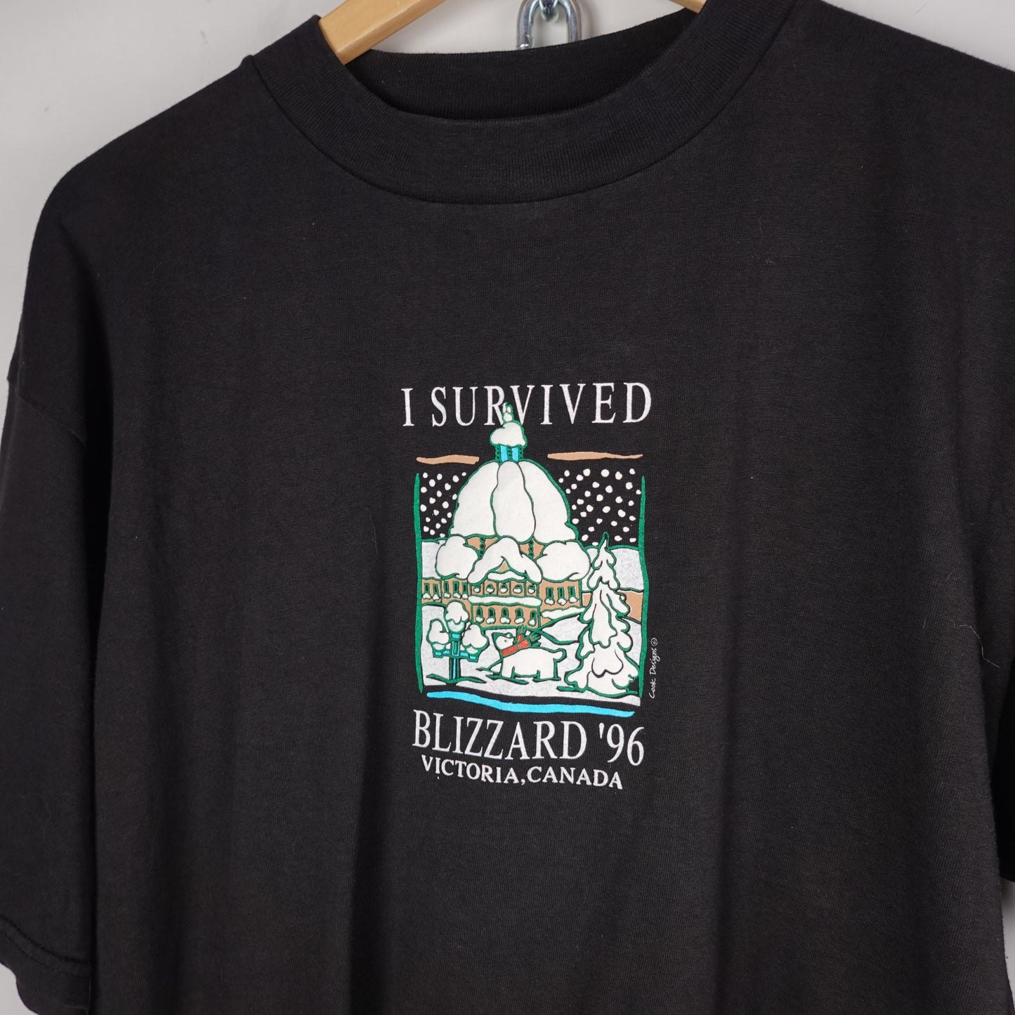 1996 Victoria Blizzard Tee - Size XL