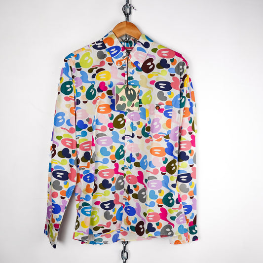 OG Bape Baby Milo Multi Camo Button Up - Size L