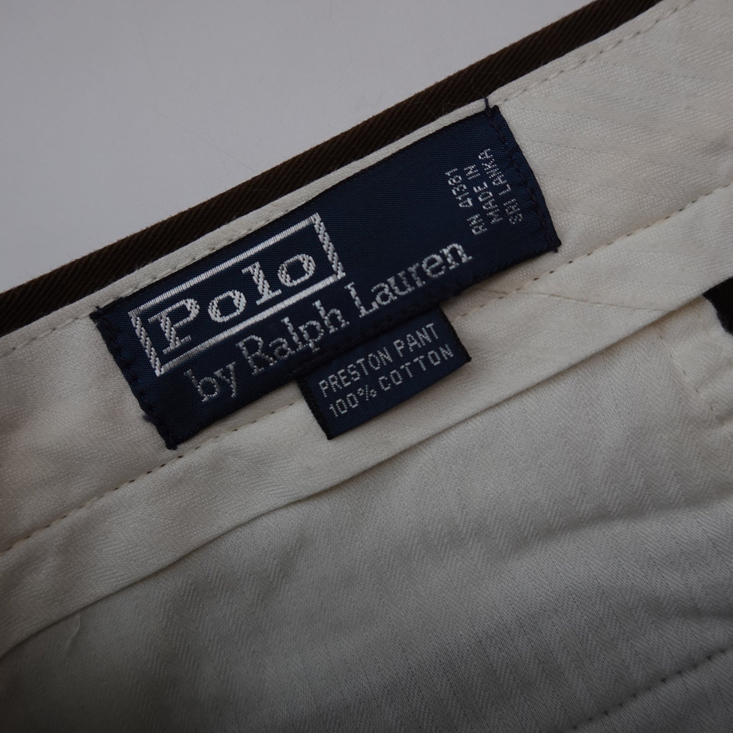 Polo RL Brown Chinos - Size 32