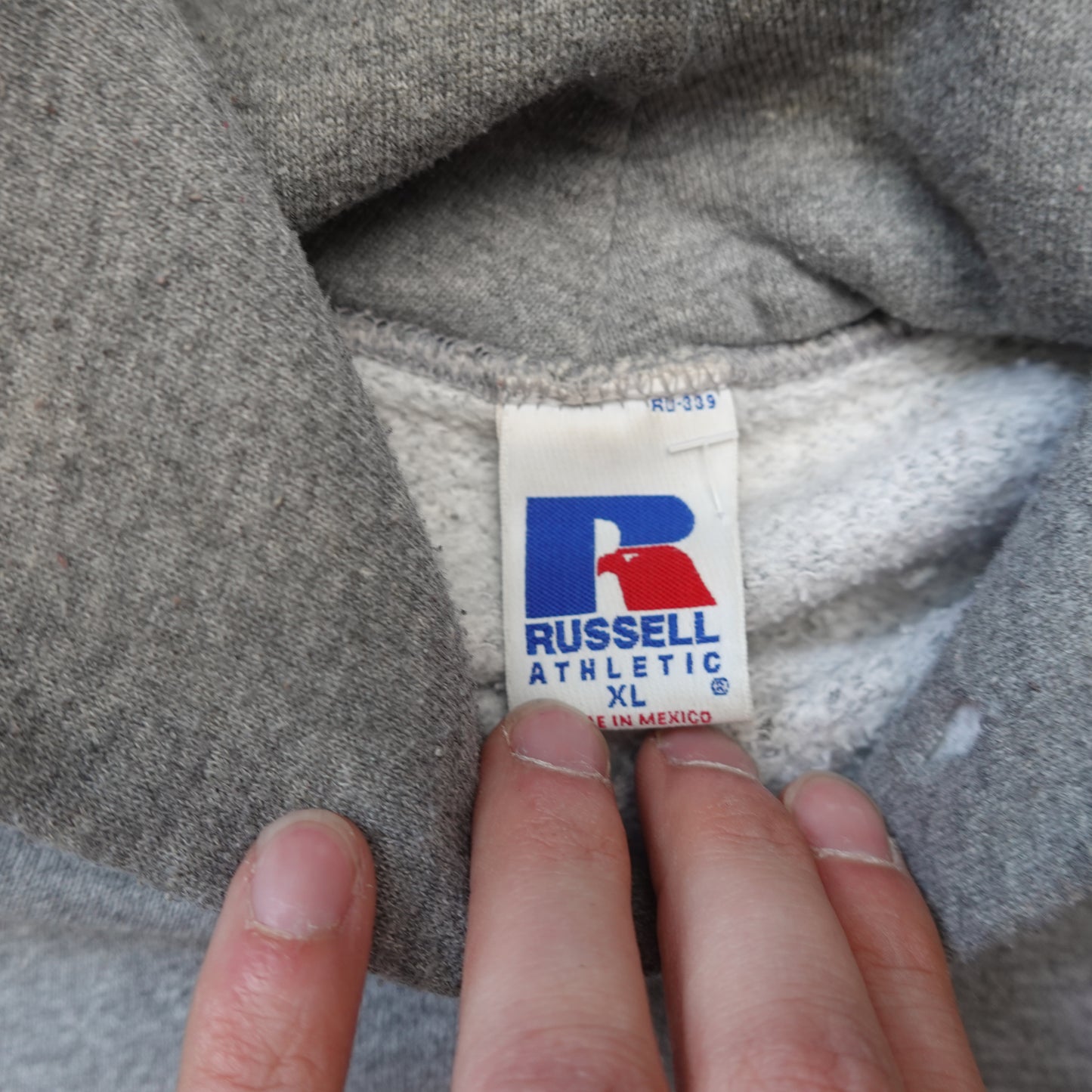 Vintage Russell Hoody GREY - Size XL
