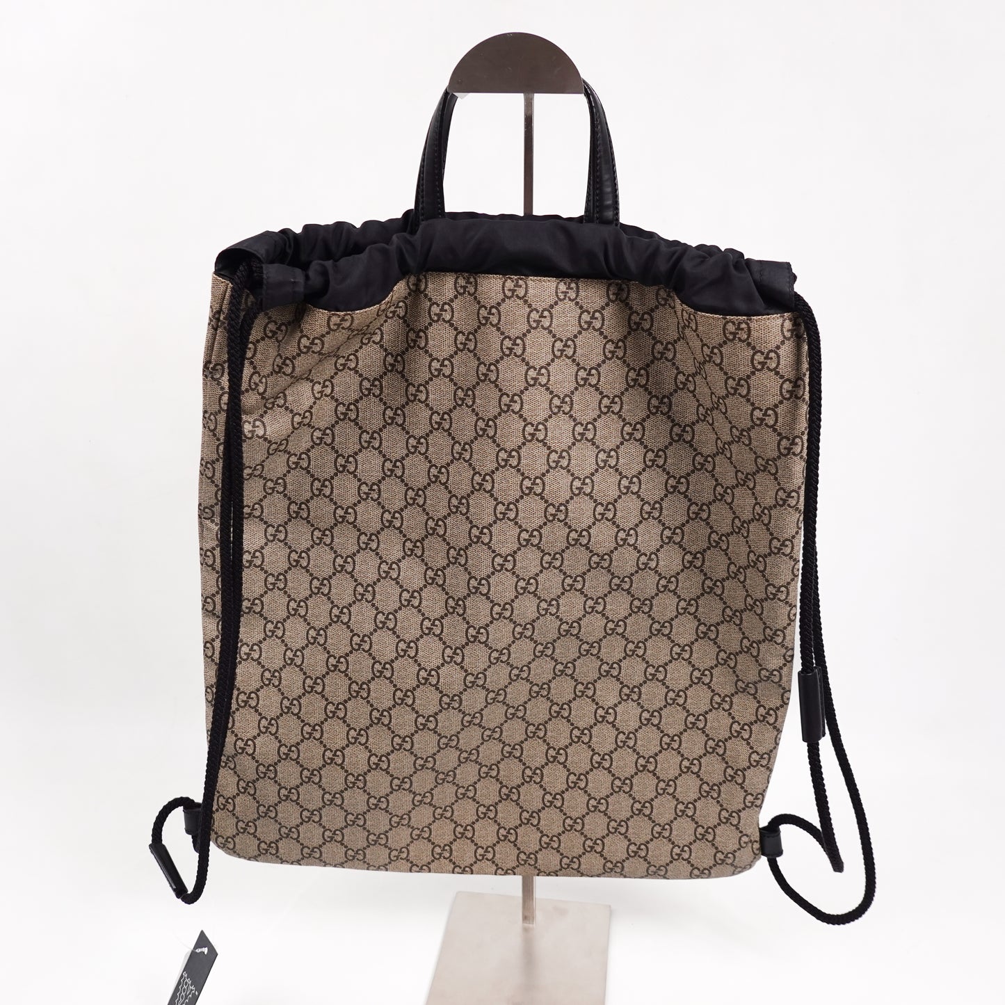 Gucci GG Supreme Angry Cat Drawstring Bag