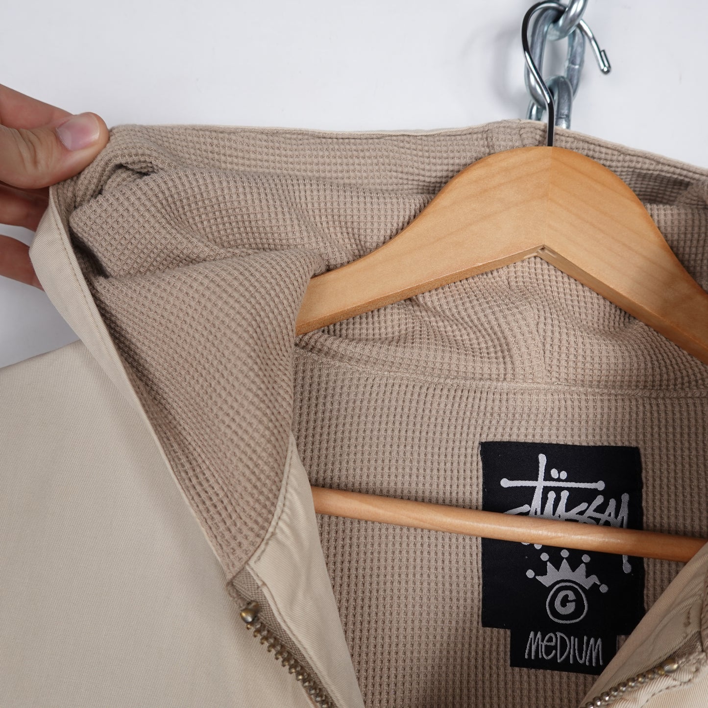 Y2K Stussy Thermal Lined Jacket - Size M