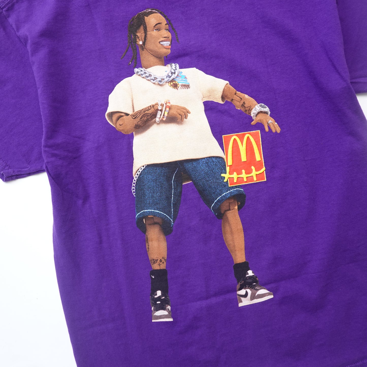 Cactus Jack McDonalds Purp Tee - Size M
