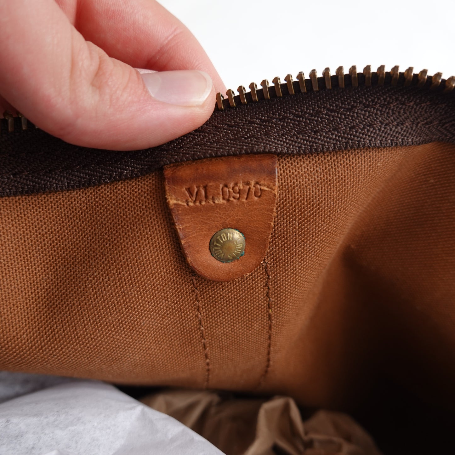 1997 Louis Vuitton 45 Duffle Bag