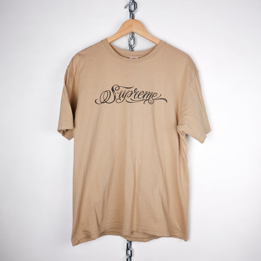 Supreme Script Logo Tee - Size L