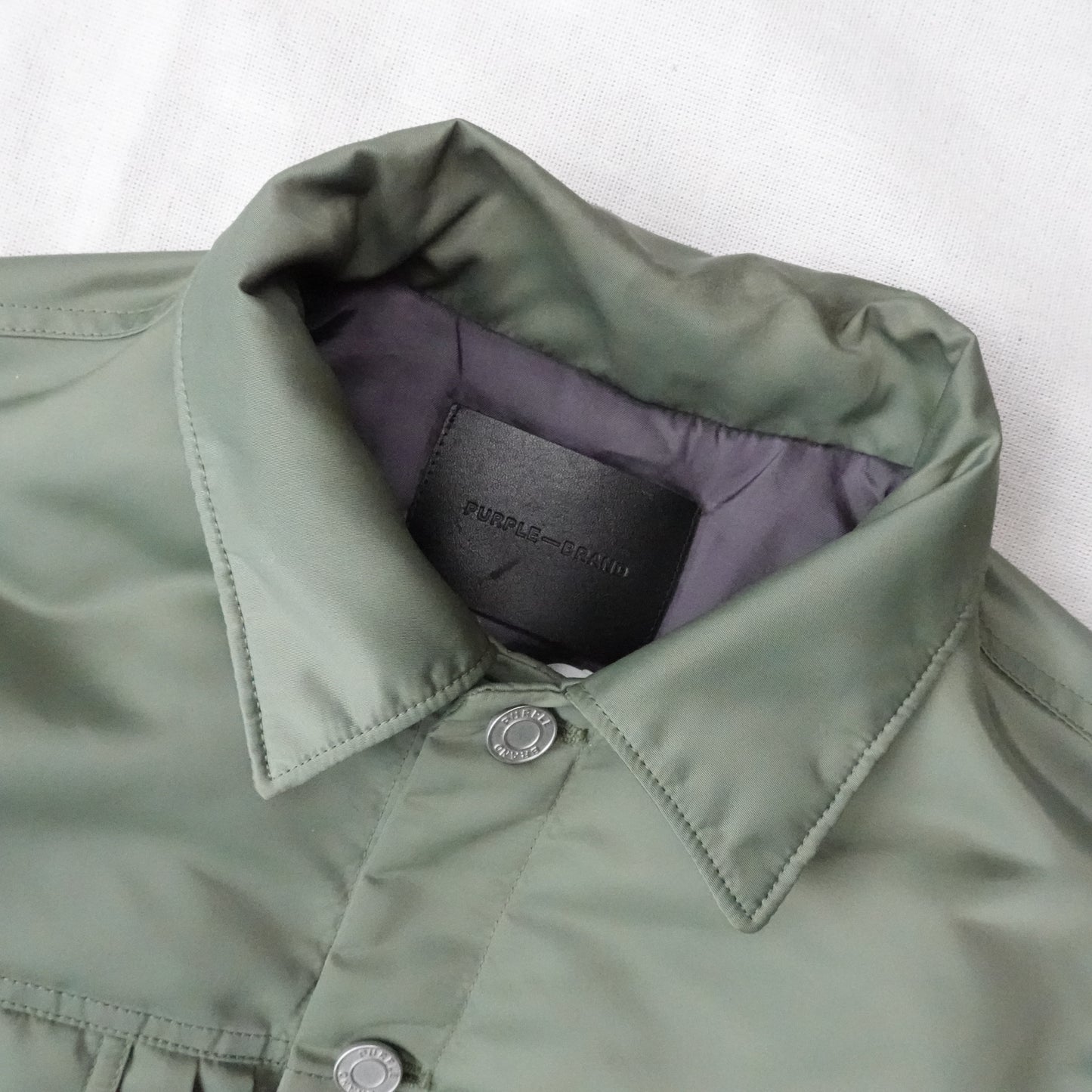 Purple Nylon Insulated Jacket - Size M