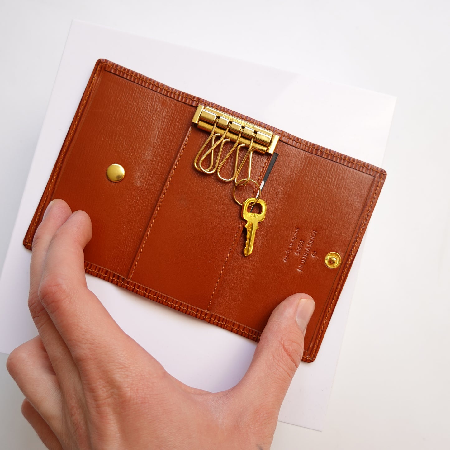 1991 Louis Vuitton Epi Key Wallet