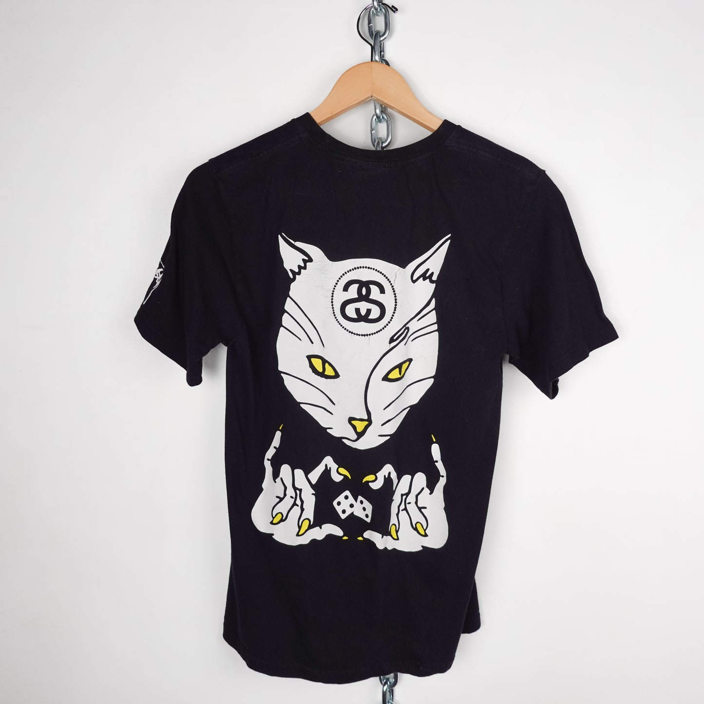 Stussy Cat 8-Ball Tee - Size S