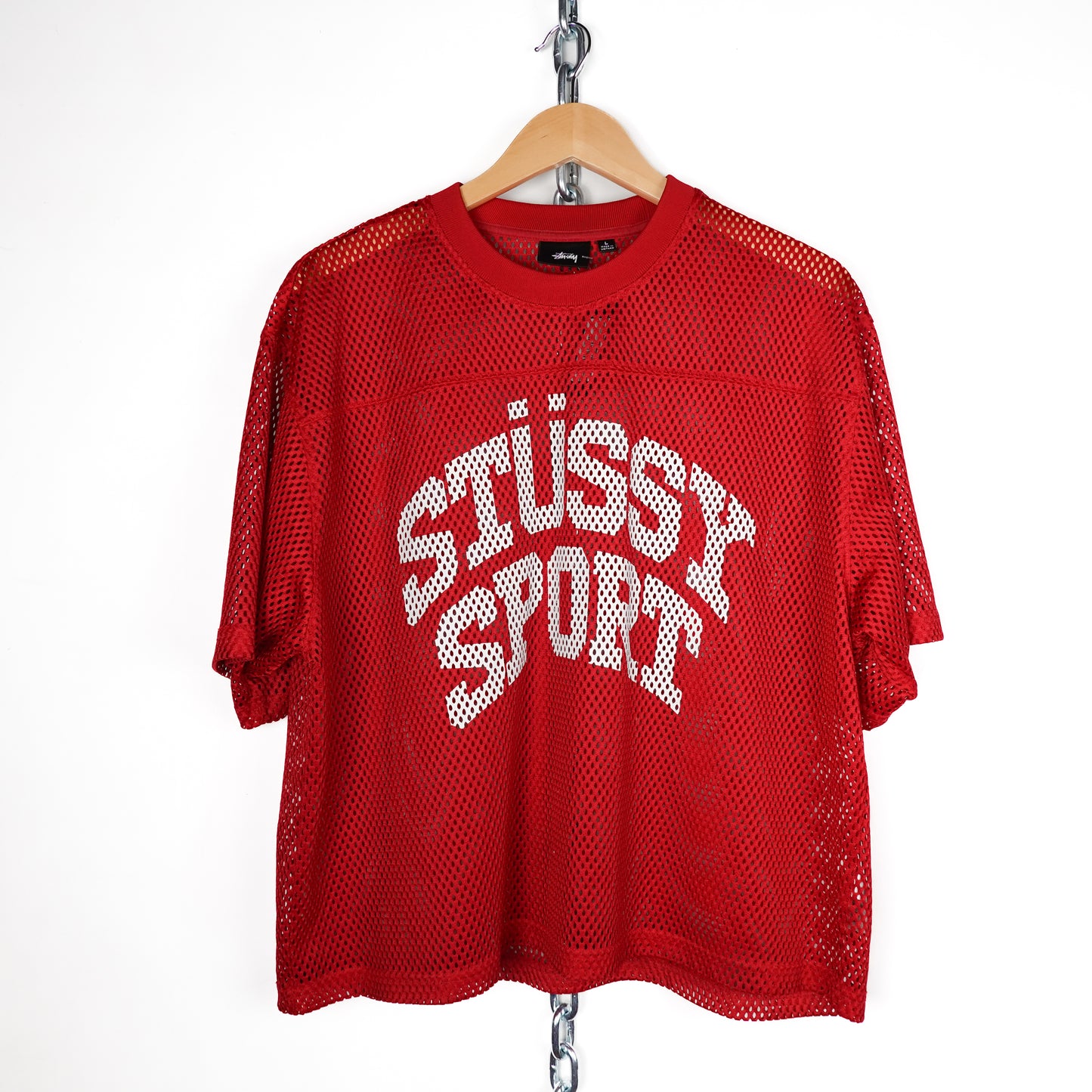 Stussy Sport Mesh Top - Size L