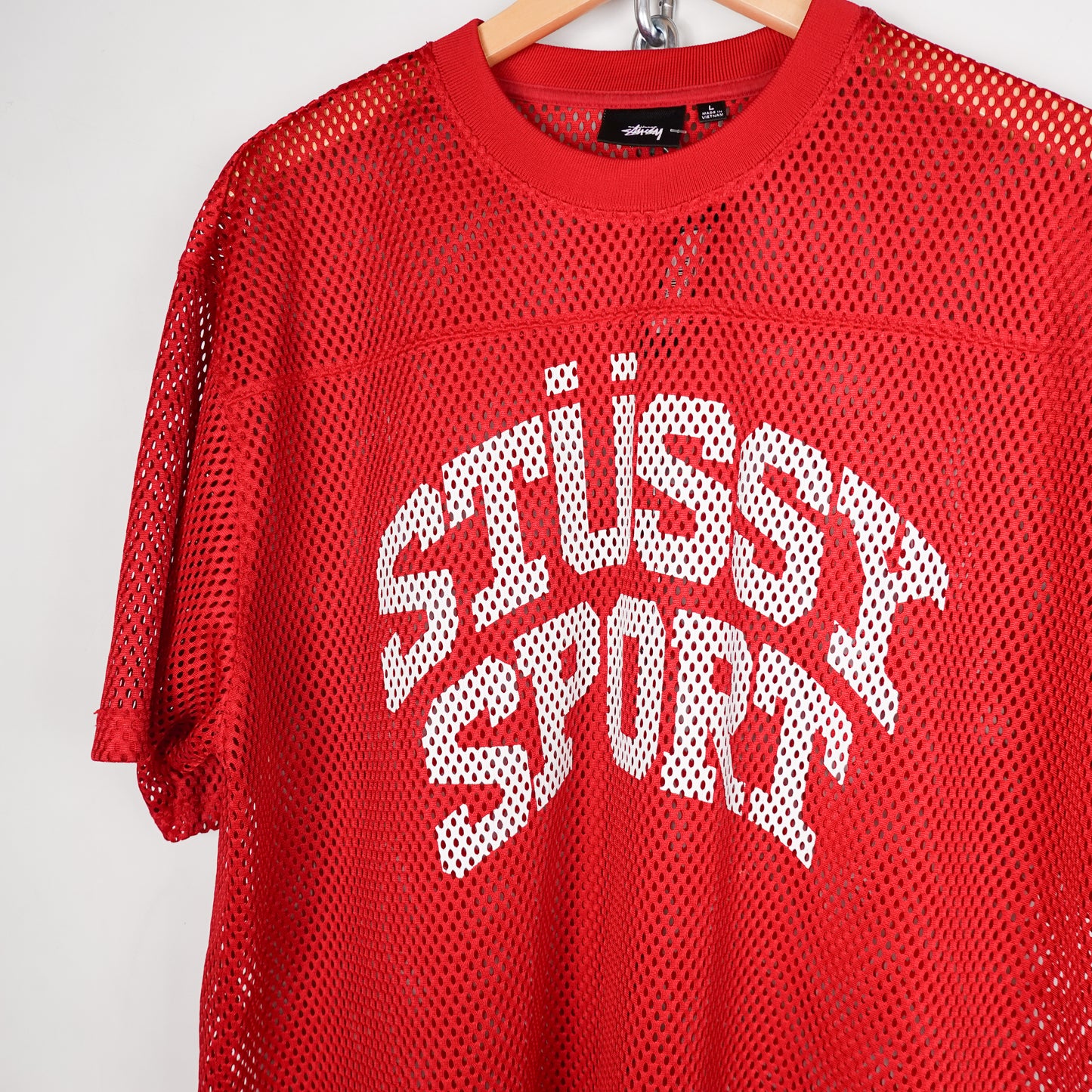 Stussy Sport Mesh Top - Size L
