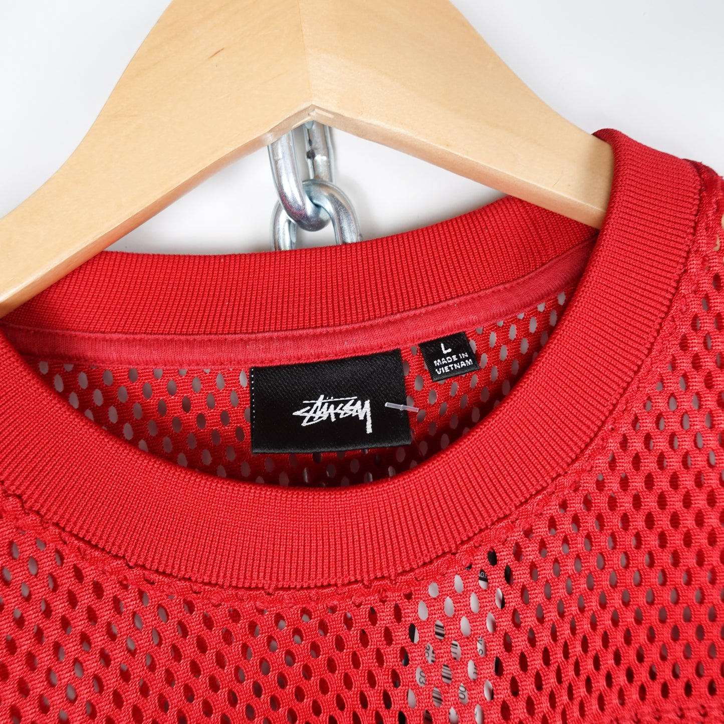 Stussy Sport Mesh Top - Size L