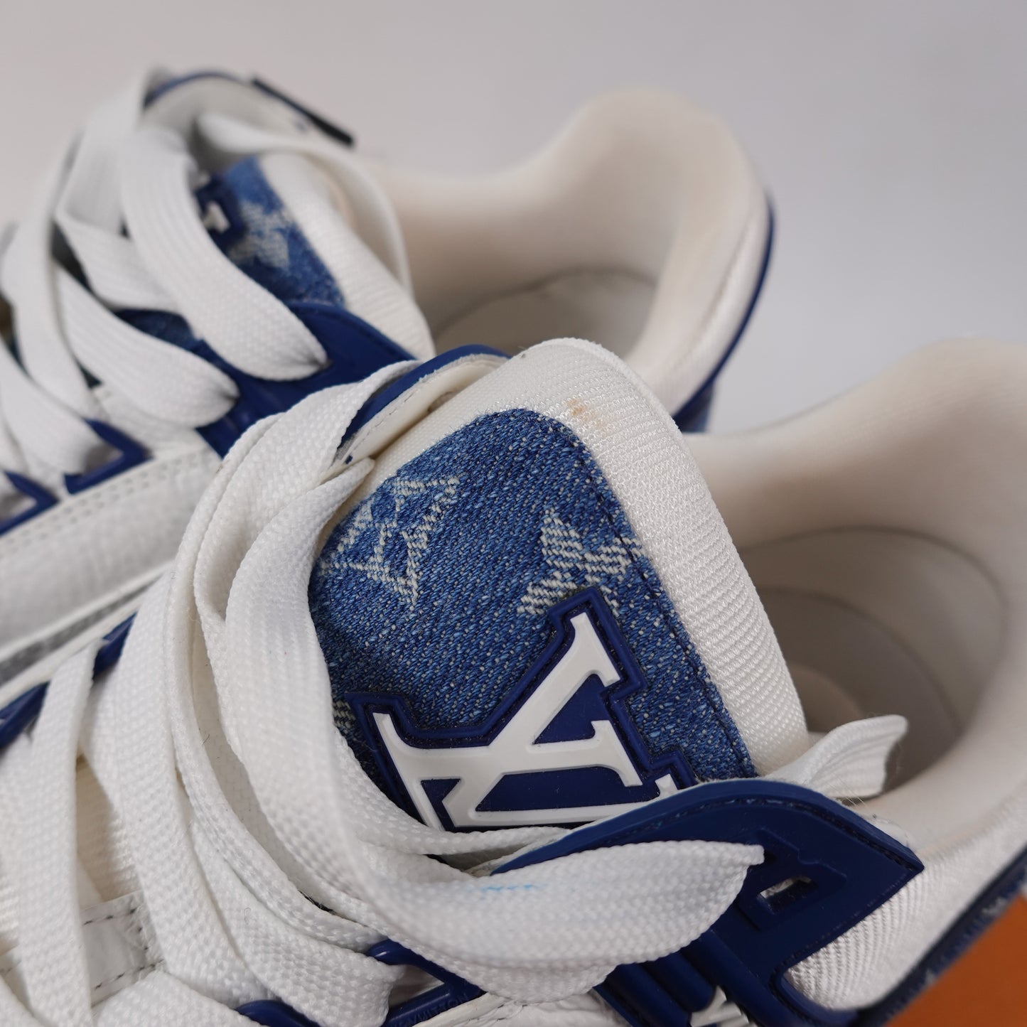 Louis Vuitton Denim Trainer Sneakers - Size 10