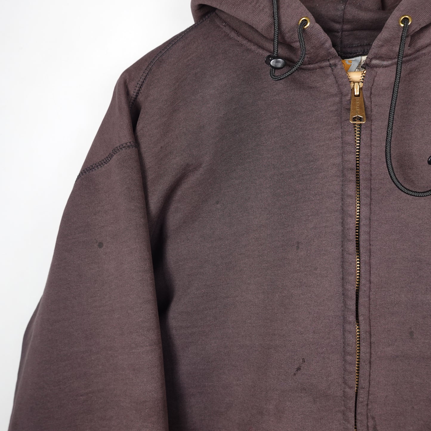 Vintage Carhartt Thermal Zip Hoodie - Size L