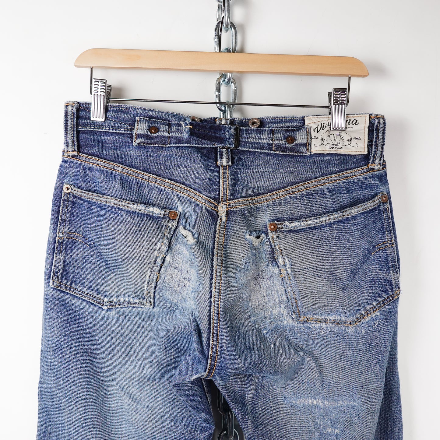 Viapiana Distressed Selvegde Denim - Size 30