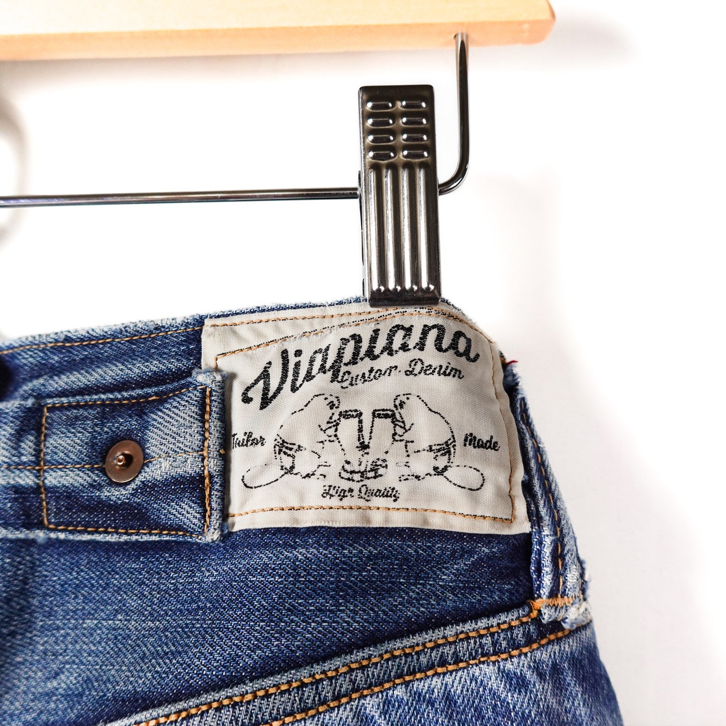 Viapiana Distressed Selvegde Denim - Size 30