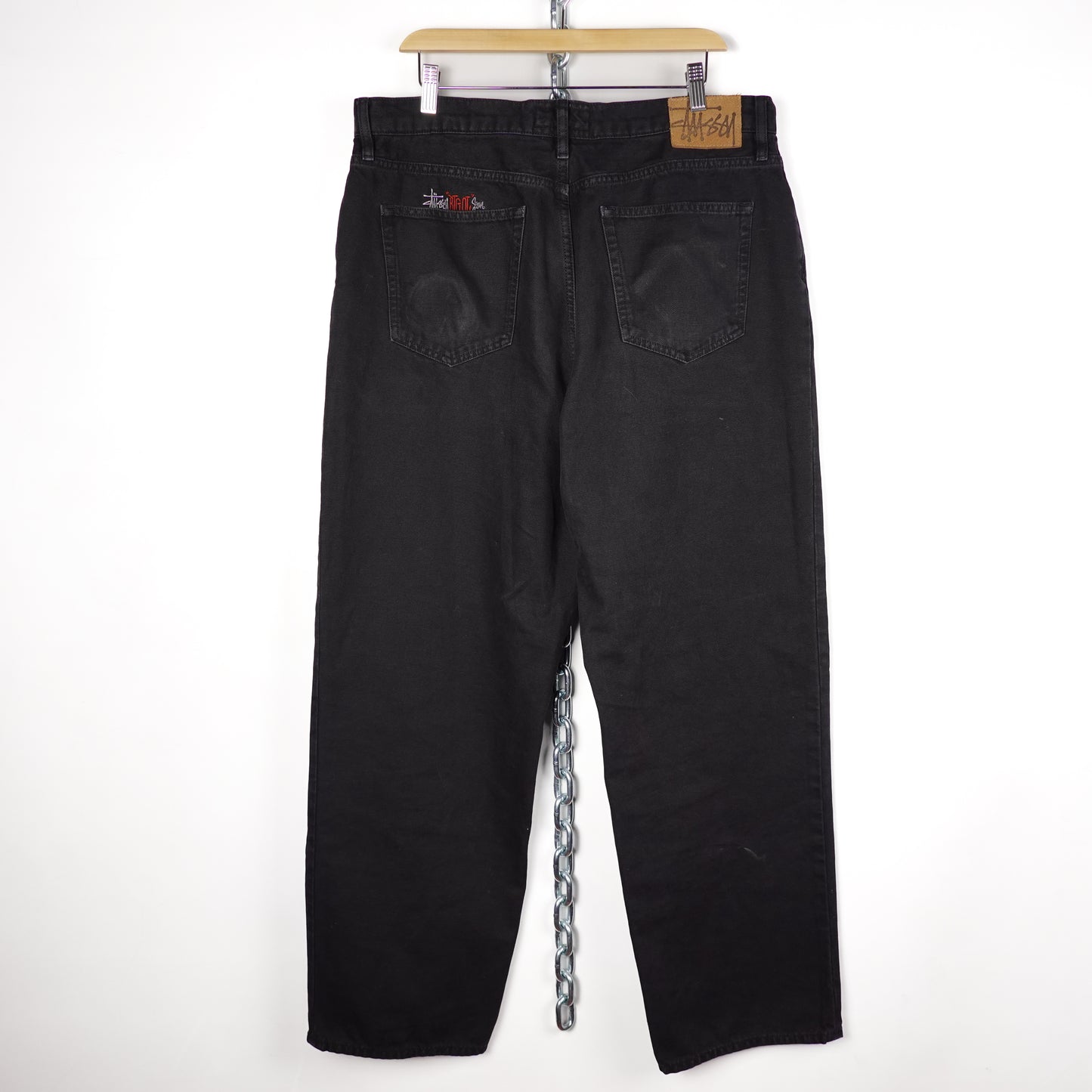 Stussy Bigol Black Jeans - Size 34