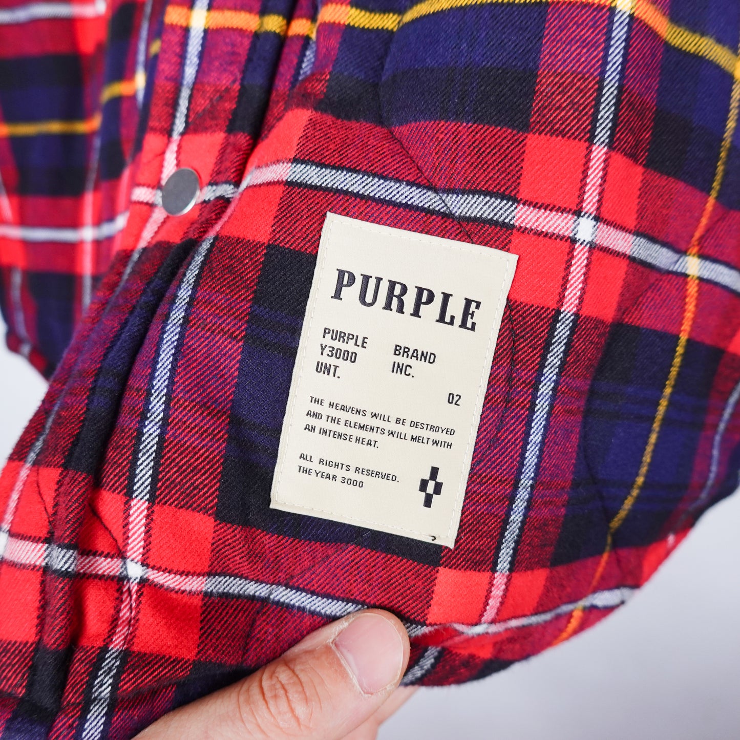 Purple Brand Quilted Flannel - Size M