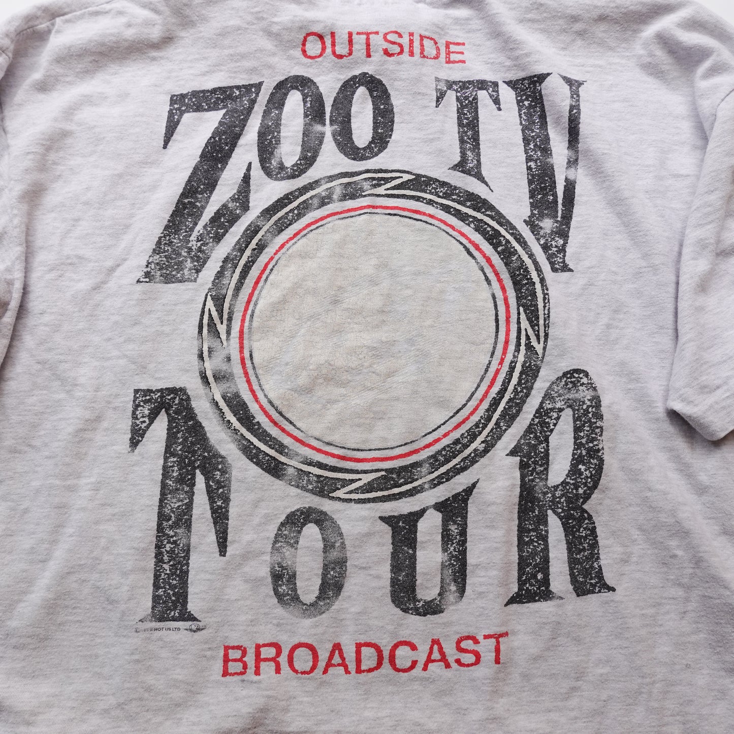 1992 U2 Zoo TV Tour Tee - Size XL