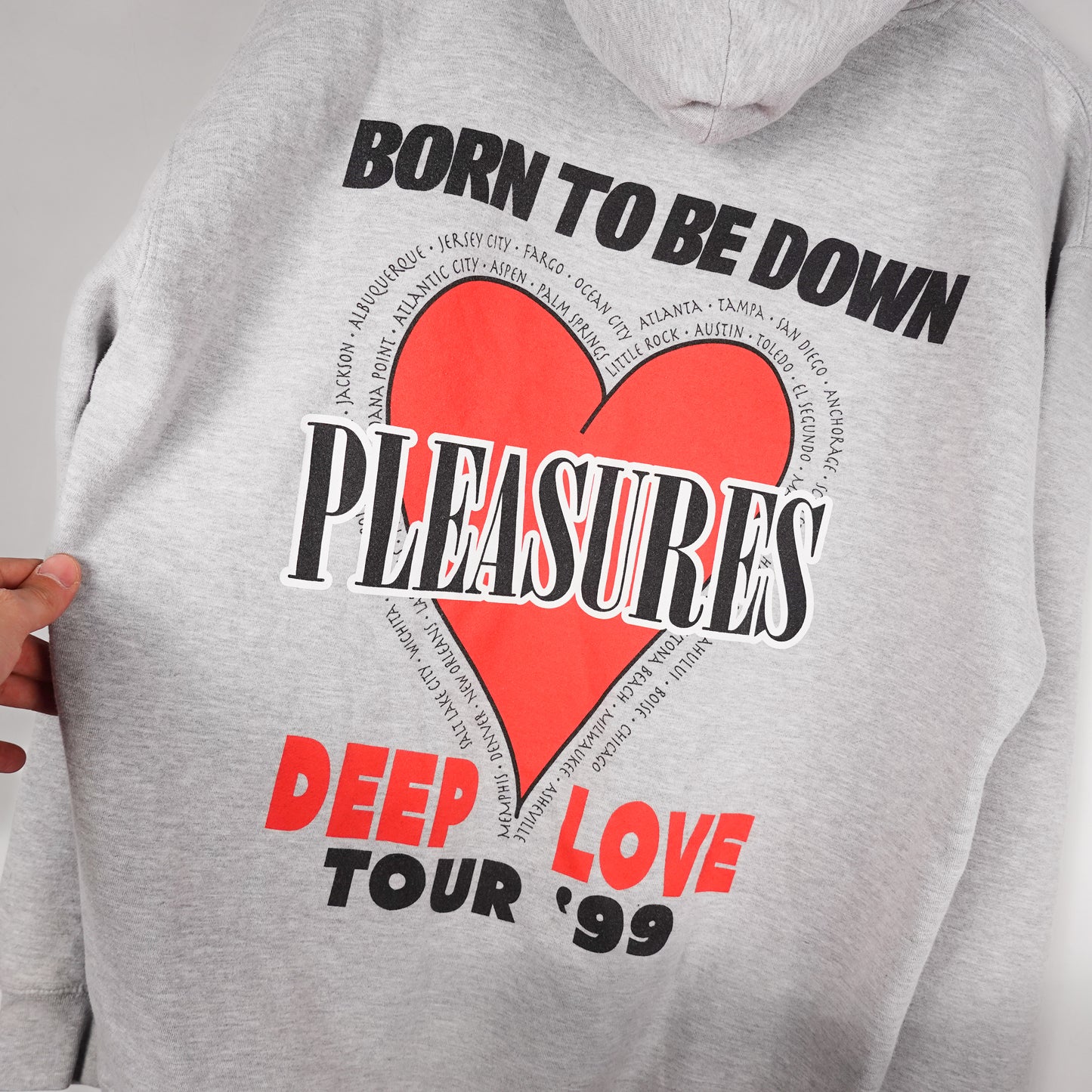 Pleasure Deep 99 Tour Hoodie - Size XL