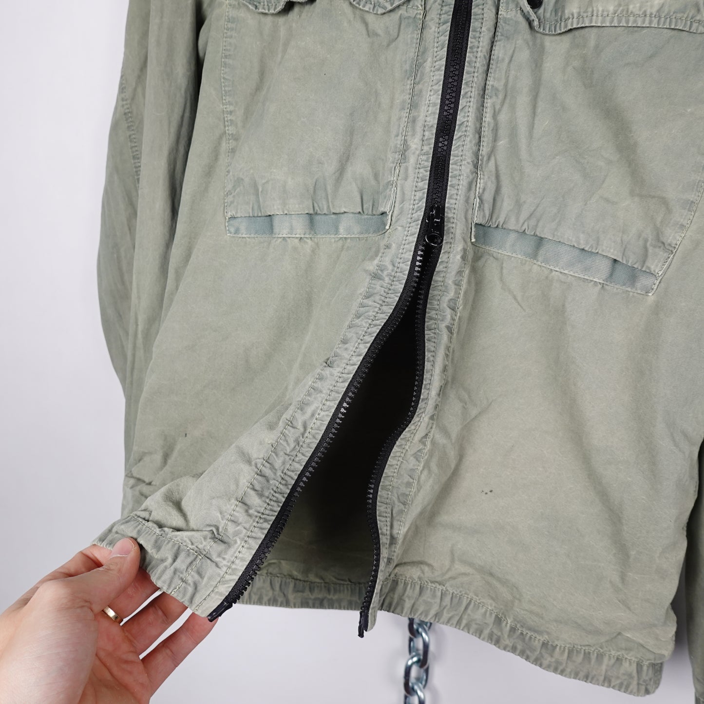 StoneI Overshirt Zip Up - Size M