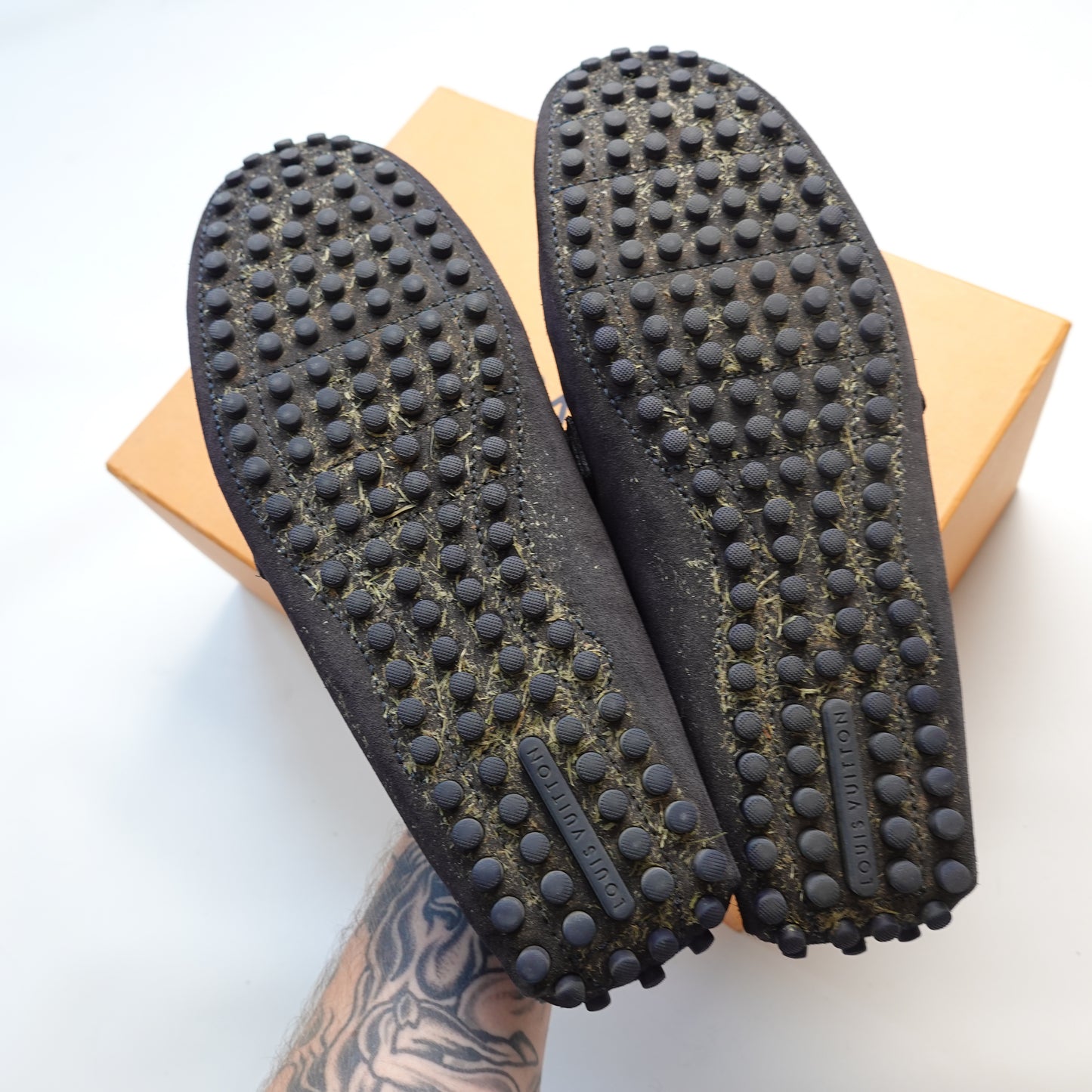 Louis Vuitton Hockenheim Mocassin Loafers - Size 11