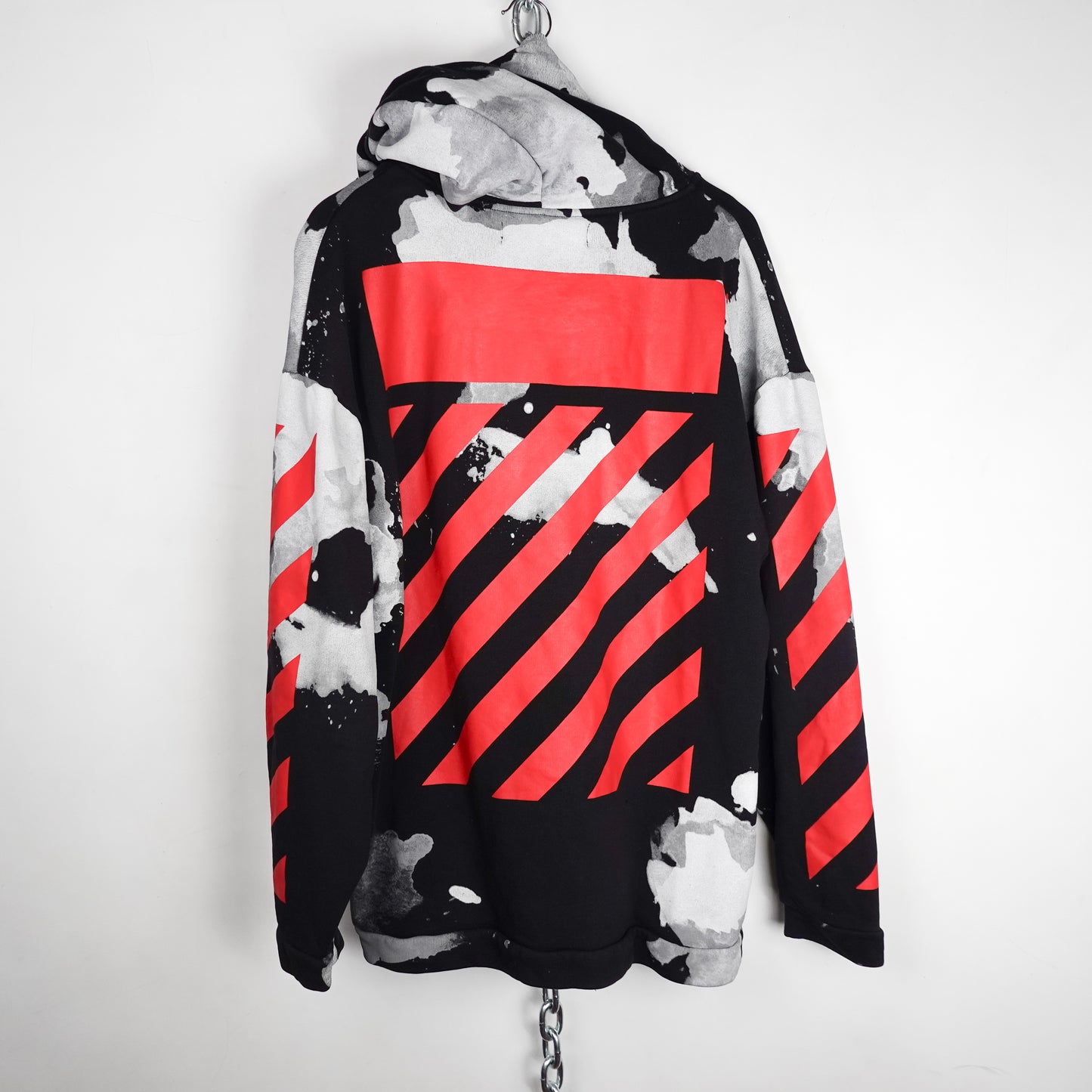 Off-White Oversized Liquid Spots Hoodie - Size S