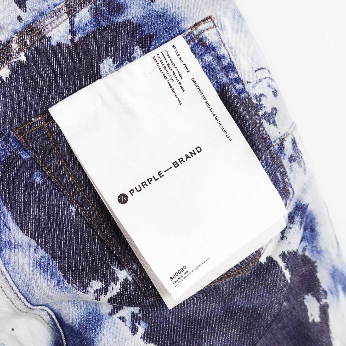 Purple Brand P002 Printed Jeans - Size 32