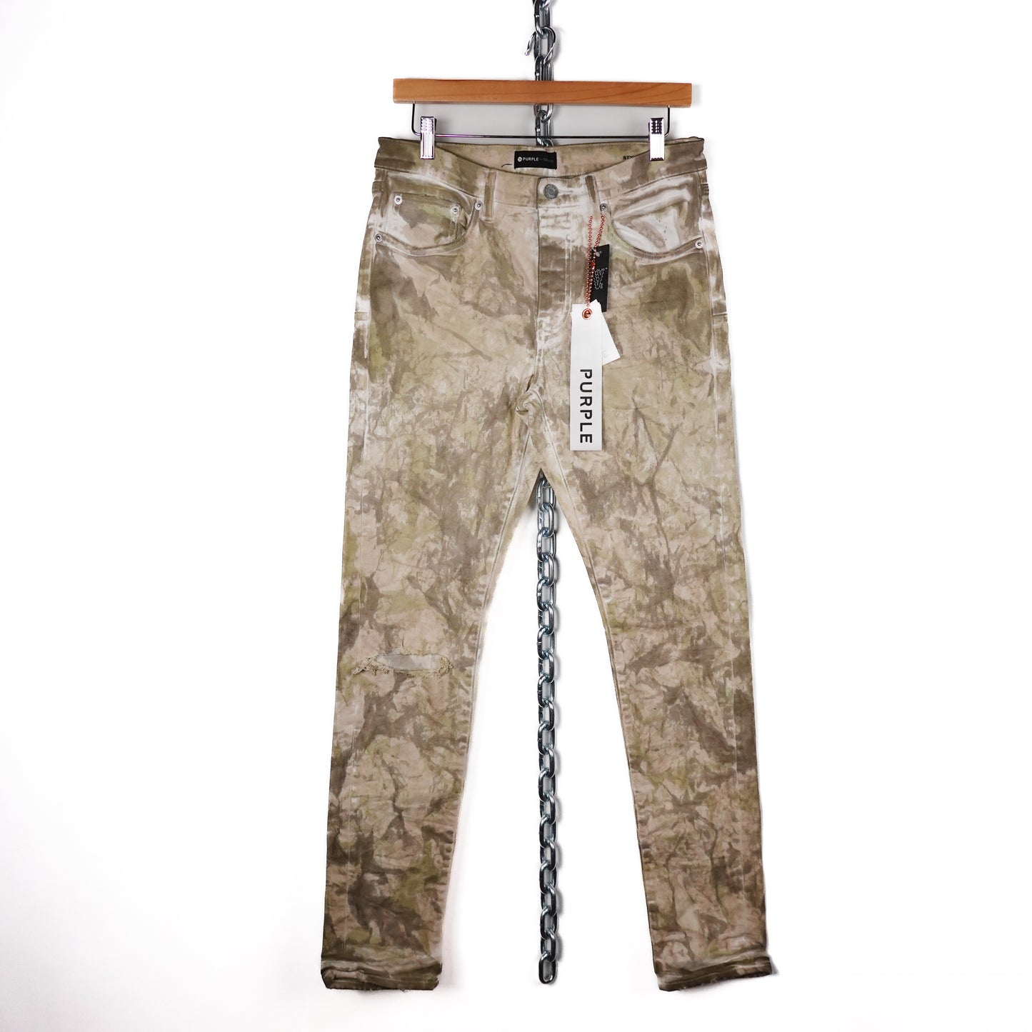 Purple Brand P001 Printed Jeans - Size 32